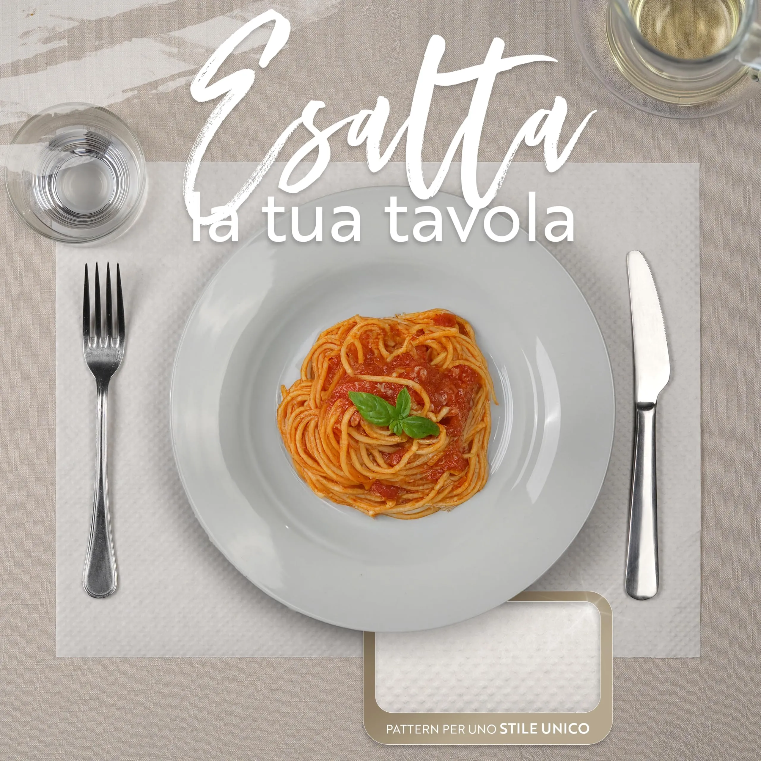 GIORDANO Cart Tovagliette in Carta Kraft Bianca Goffrata Monouso, 500 Pezzi - immagine 3