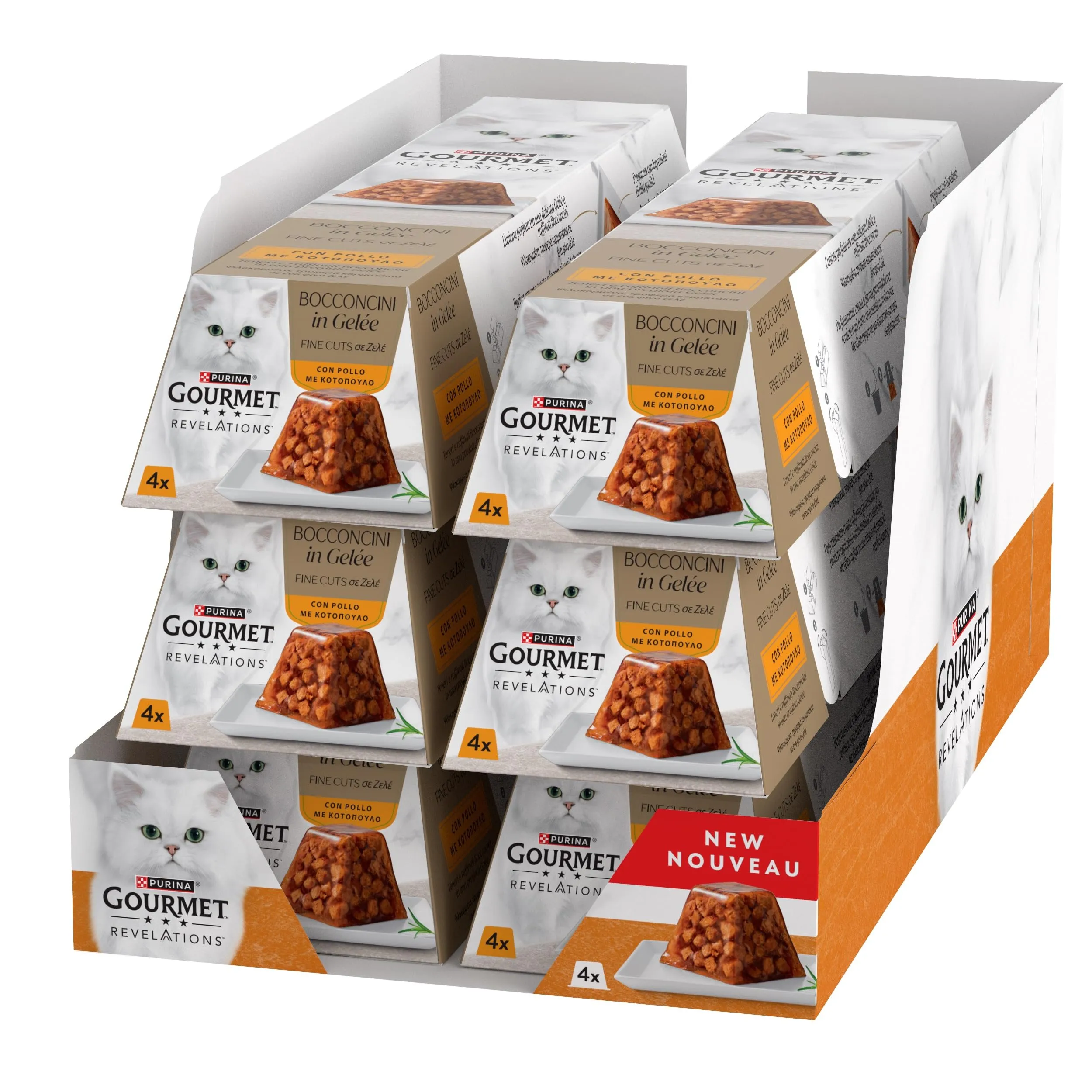 Gourmet Revelations Cibo Umido per Gatti Adulti Gelée, 24 x 57g - immagine 1