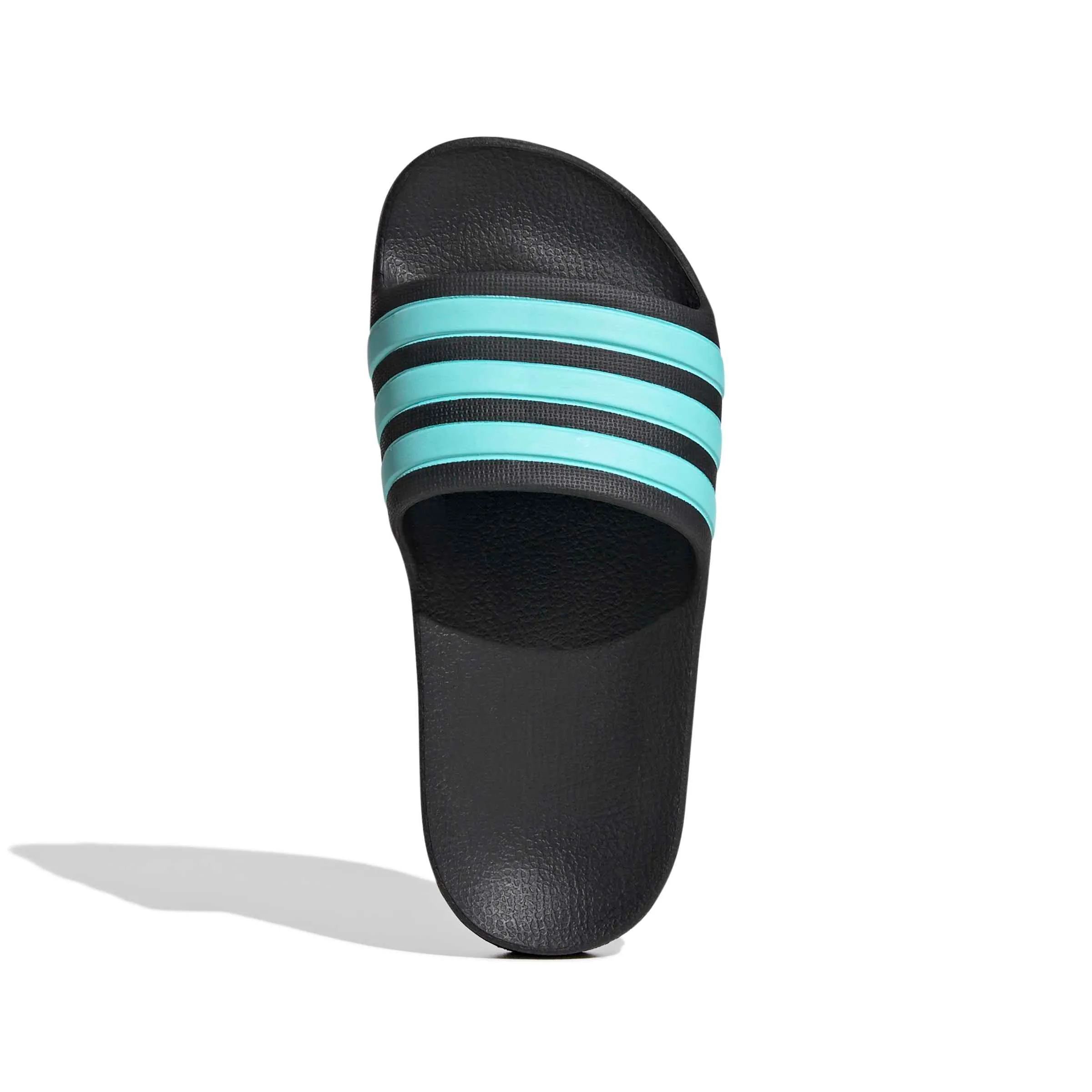 adidas Adilette Aqua Slides Kids - Core Black Flash Aqua, 30.5 EU - immagine 2