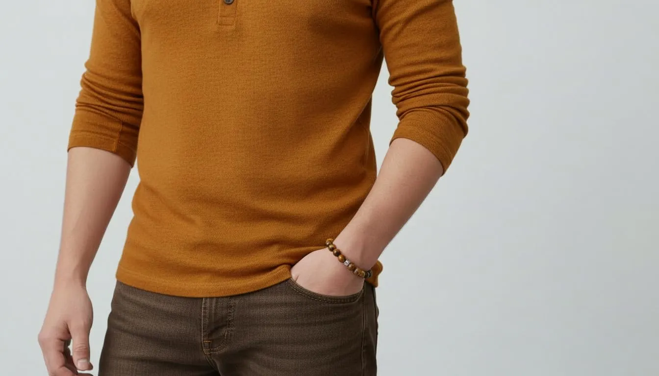 10:10 Bracciale Uomo in Pietre Naturali Occhio di Tigre 8mm - Made in Italy - immagine 3