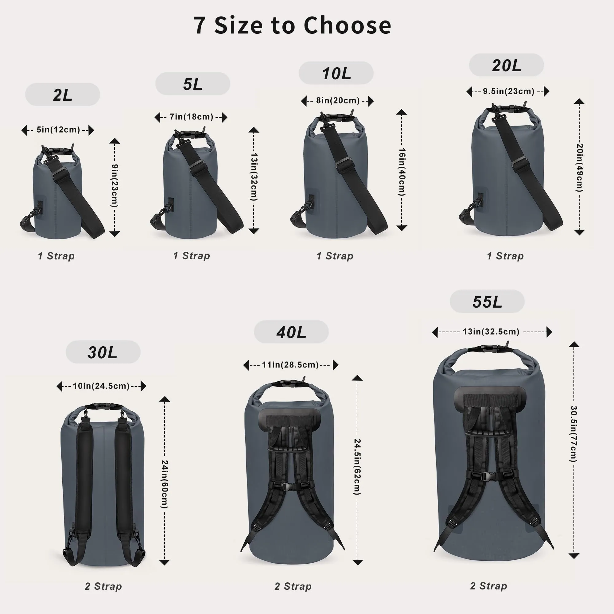 Unigear Borsa Impermeabile Dry Bag 2L - immagine 2