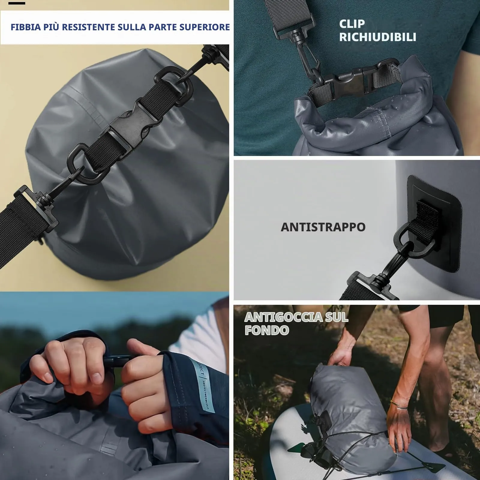 Unigear Borsa Impermeabile Dry Bag 2L - immagine 3