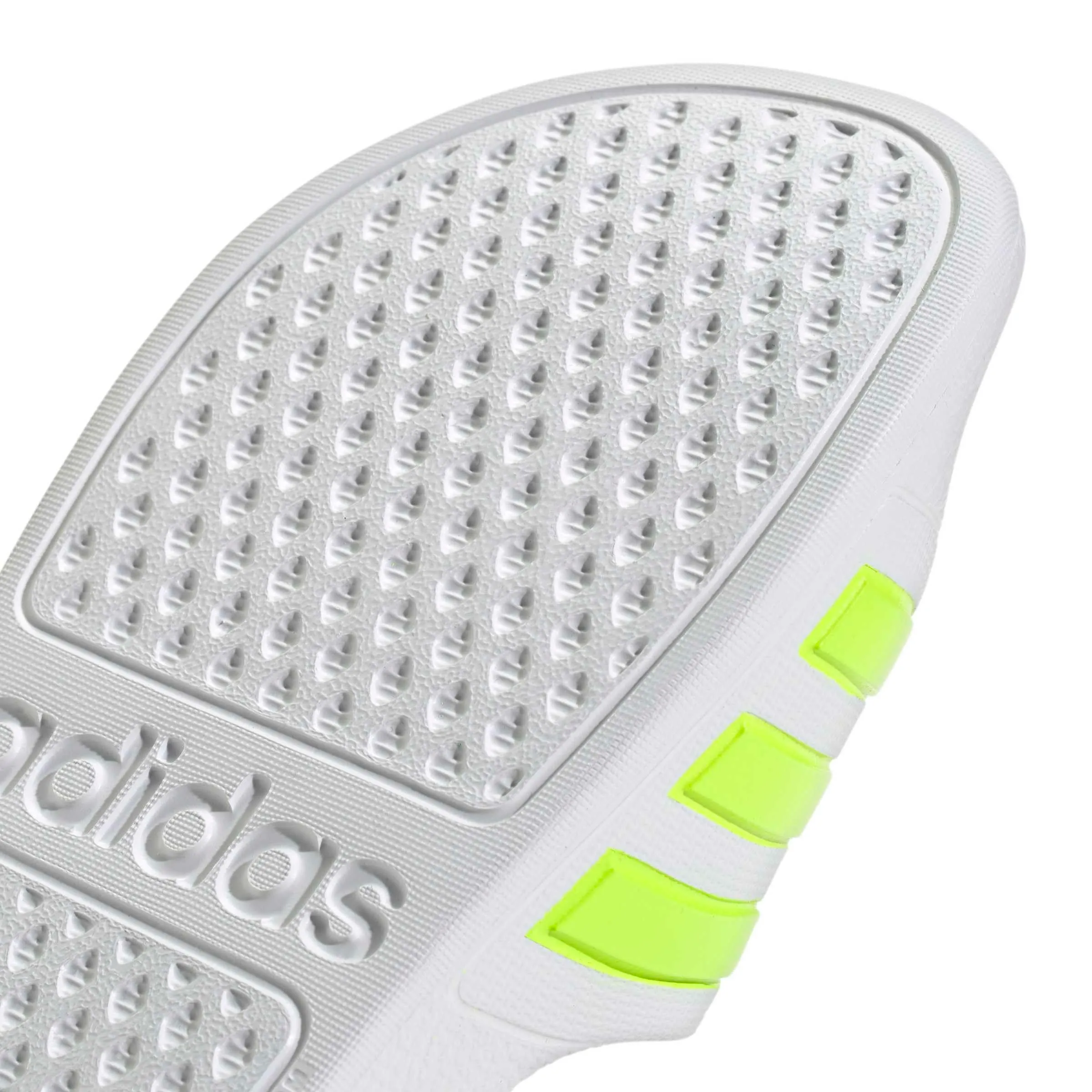 adidas Adilette Aqua Slides Kids, Ftwr White/Solar Slime/Ftwr White, 29 EU - immagine 6