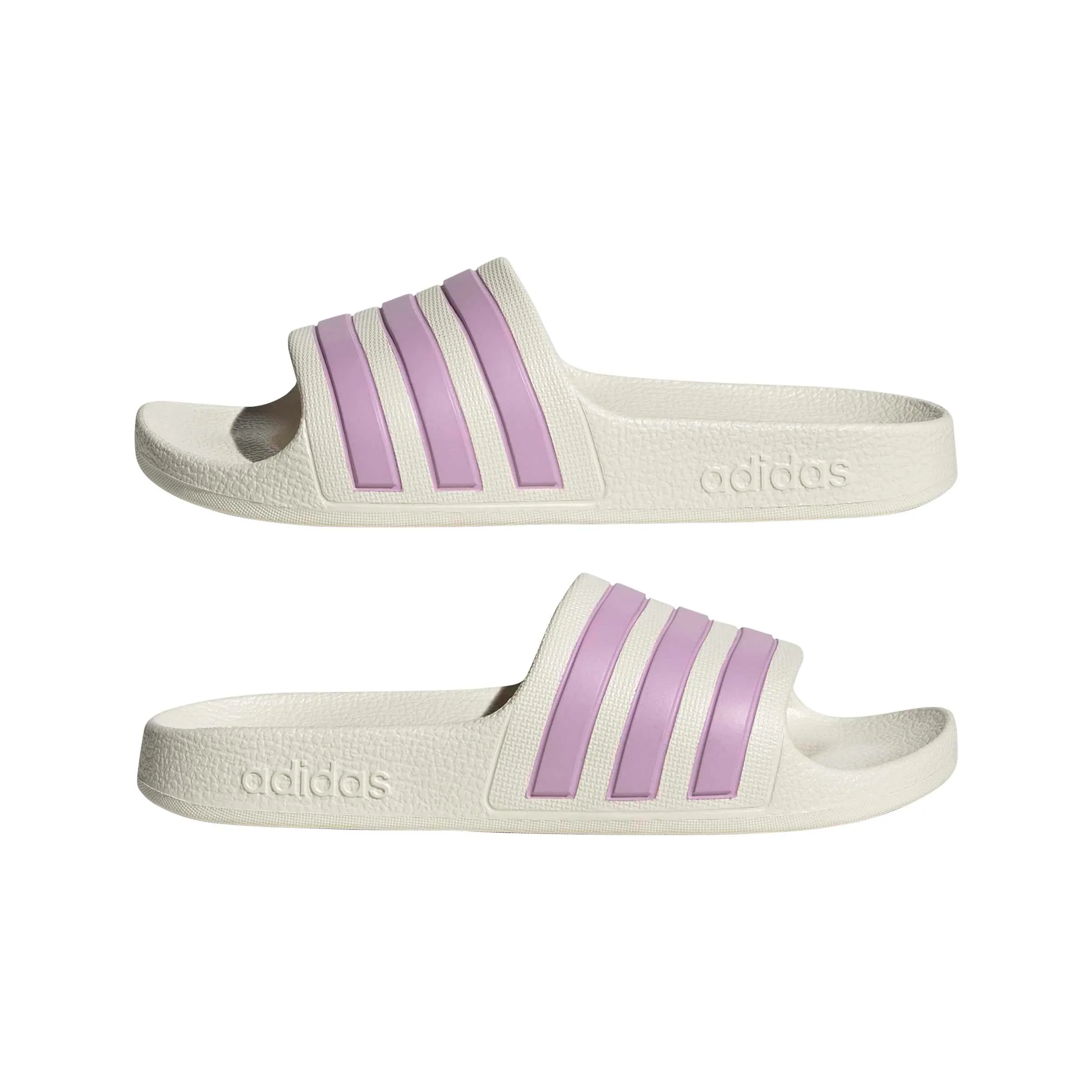 adidas Adilette Aqua Slides Kids, Off White/Bliss Lilac/Off White, 30 EU - immagine 7