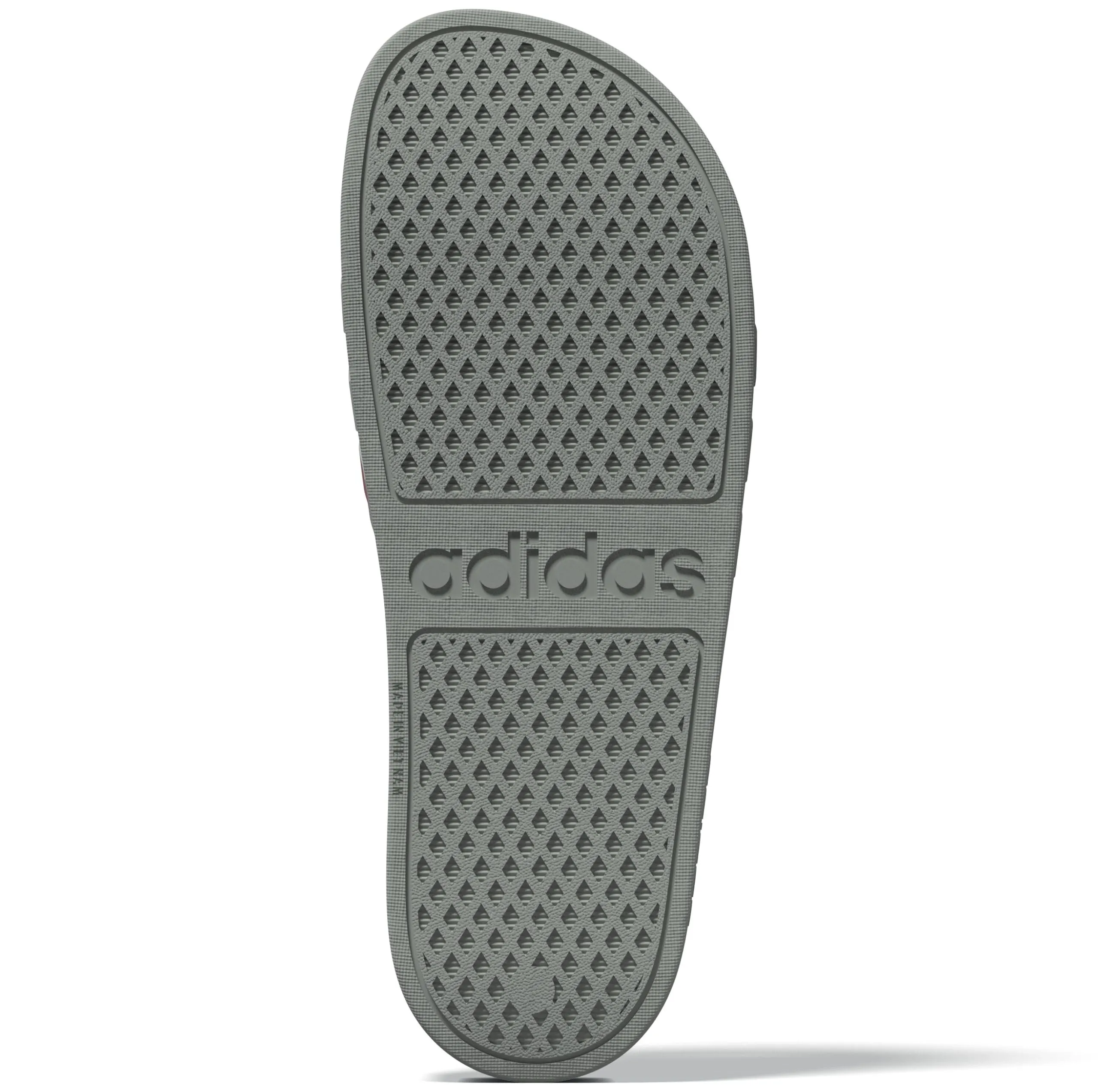 adidas Adilette Aqua Slides - Grey Two/Mystery Ink/Pure Ruby - 40.5 EU - immagine 3