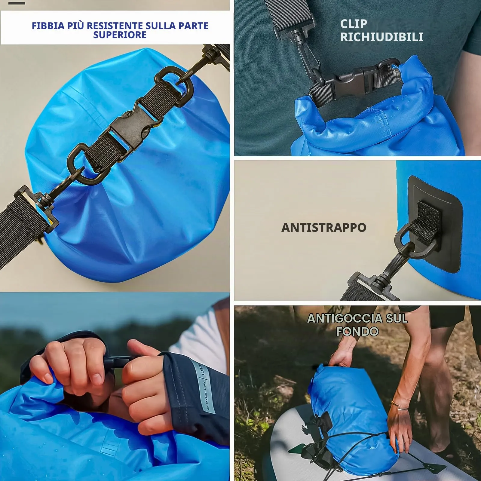 Unigear Sacca Stagna Dry Bag Impermeabile 55L - immagine 4