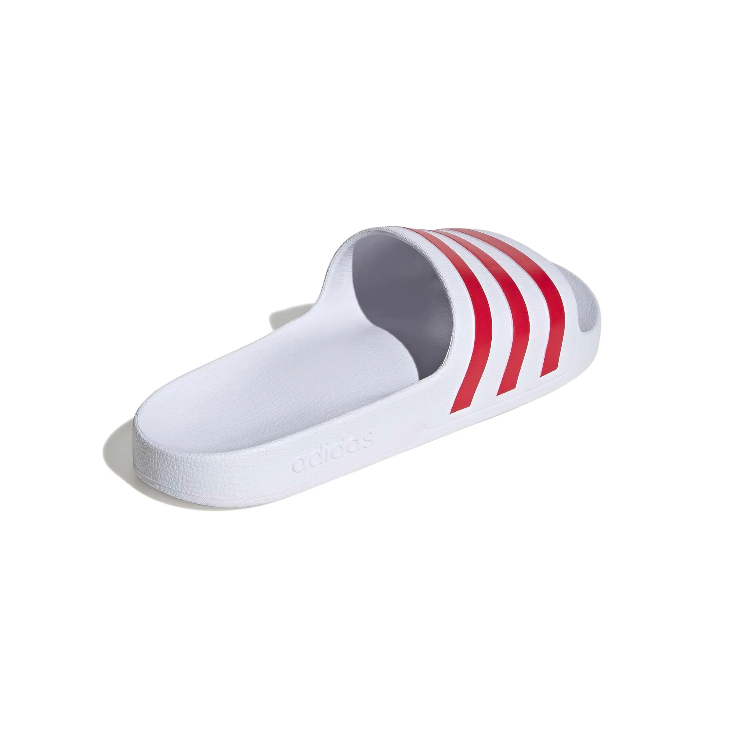 adidas Adilette Aqua Slides - Ftwr White/Team Colleg Red/Ftwr White - 48.5 EU - immagine 4