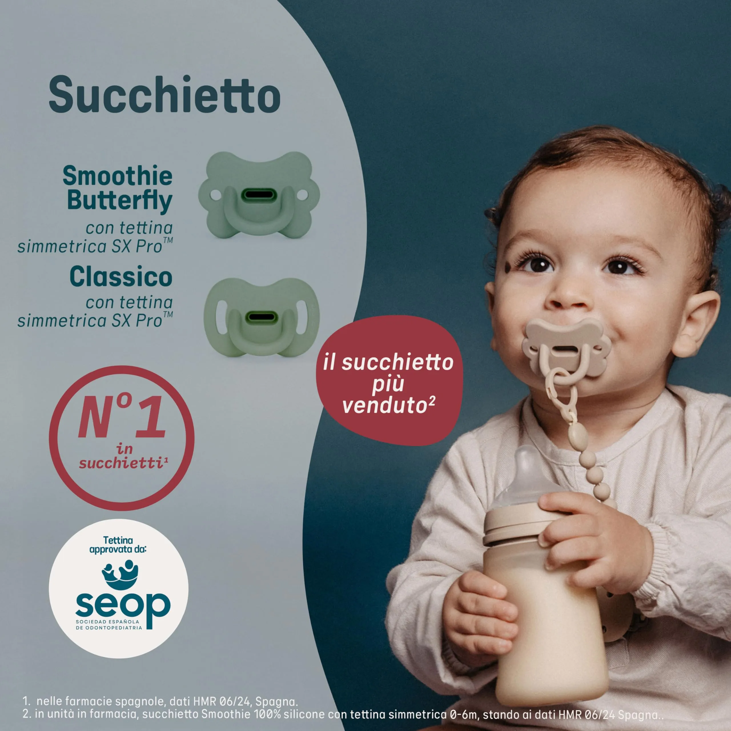 Suavinex Sx Pro Silicone Pacifier, 6-18 Months, Color Essence Lime - immagine 5