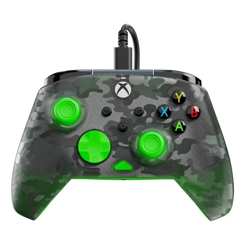 Turtle Beach Rematch Core Camo Nero/Verde - Gamepad cablato per Xbox Series X|S, Xbox One e PC - immagine 1