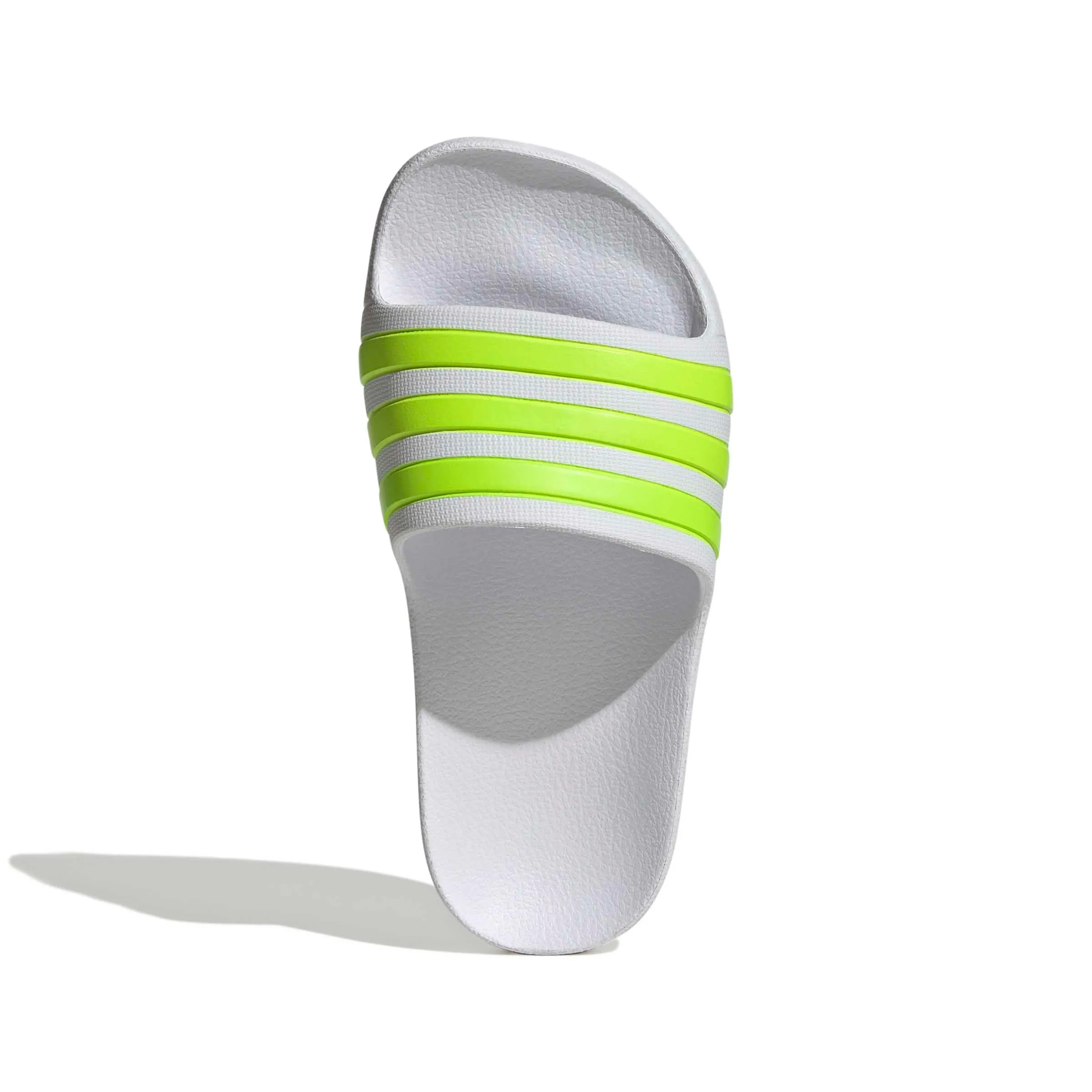 adidas Adilette Aqua Slides Kids, Ftwr White/Solar Slime/Ftwr White, 31 EU - immagine 2