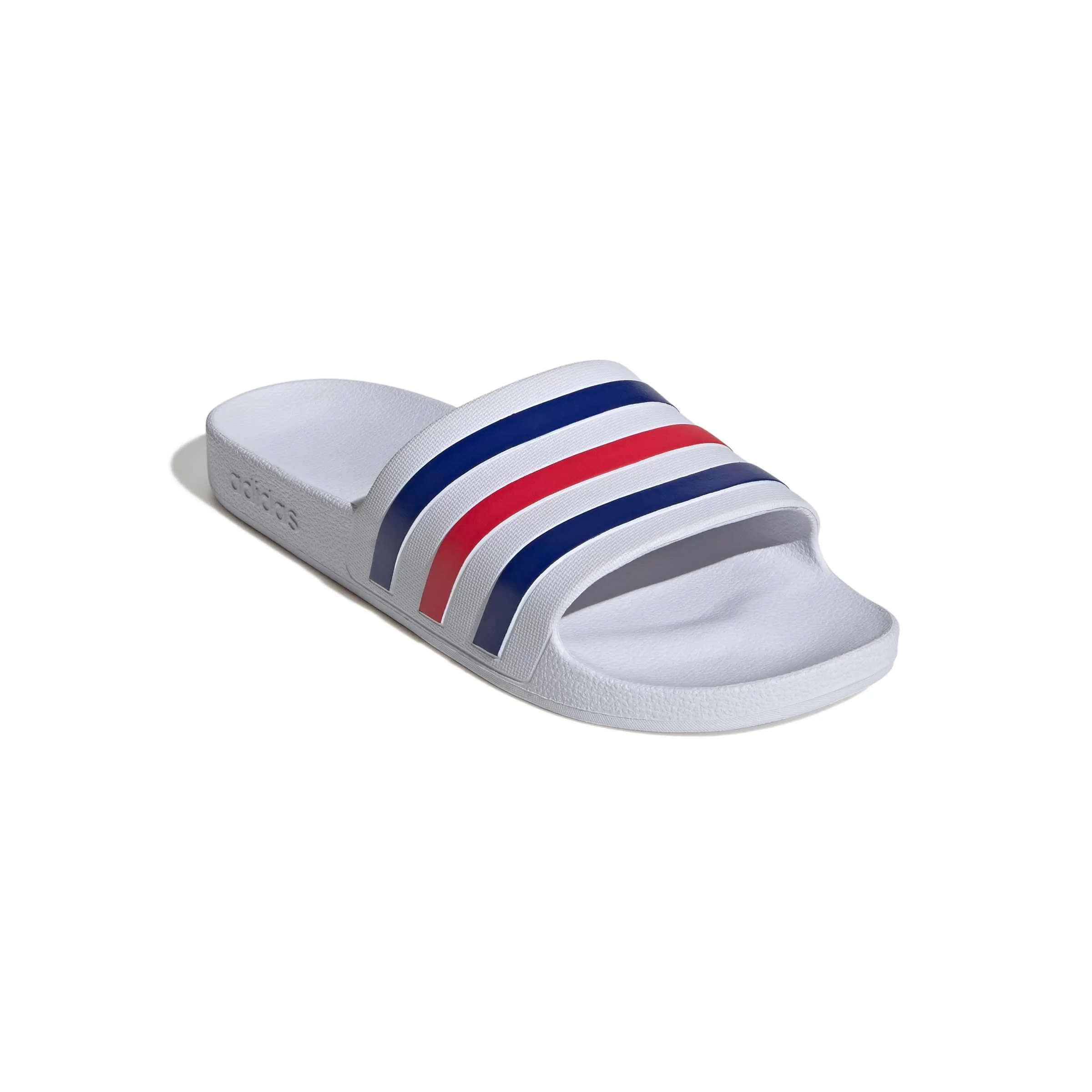 adidas Adilette Aqua Slides Ftwr White/Pure Ruby/Semi Lucid Blue - immagine 3