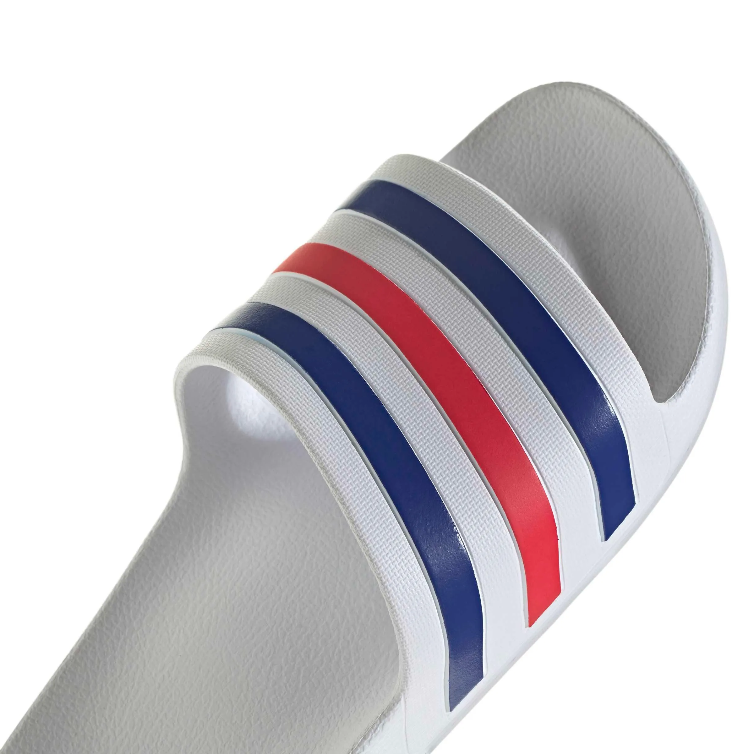 adidas Adilette Aqua Slides Ftwr White/Pure Ruby/Semi Lucid Blue - immagine 4