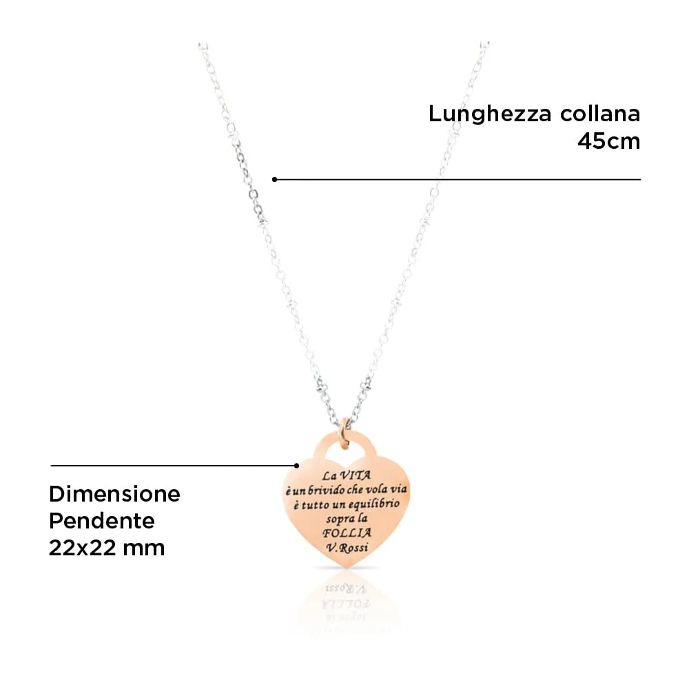 Saga Gioielli Collana Donna Acciaio Vasco Rossi - immagine 4