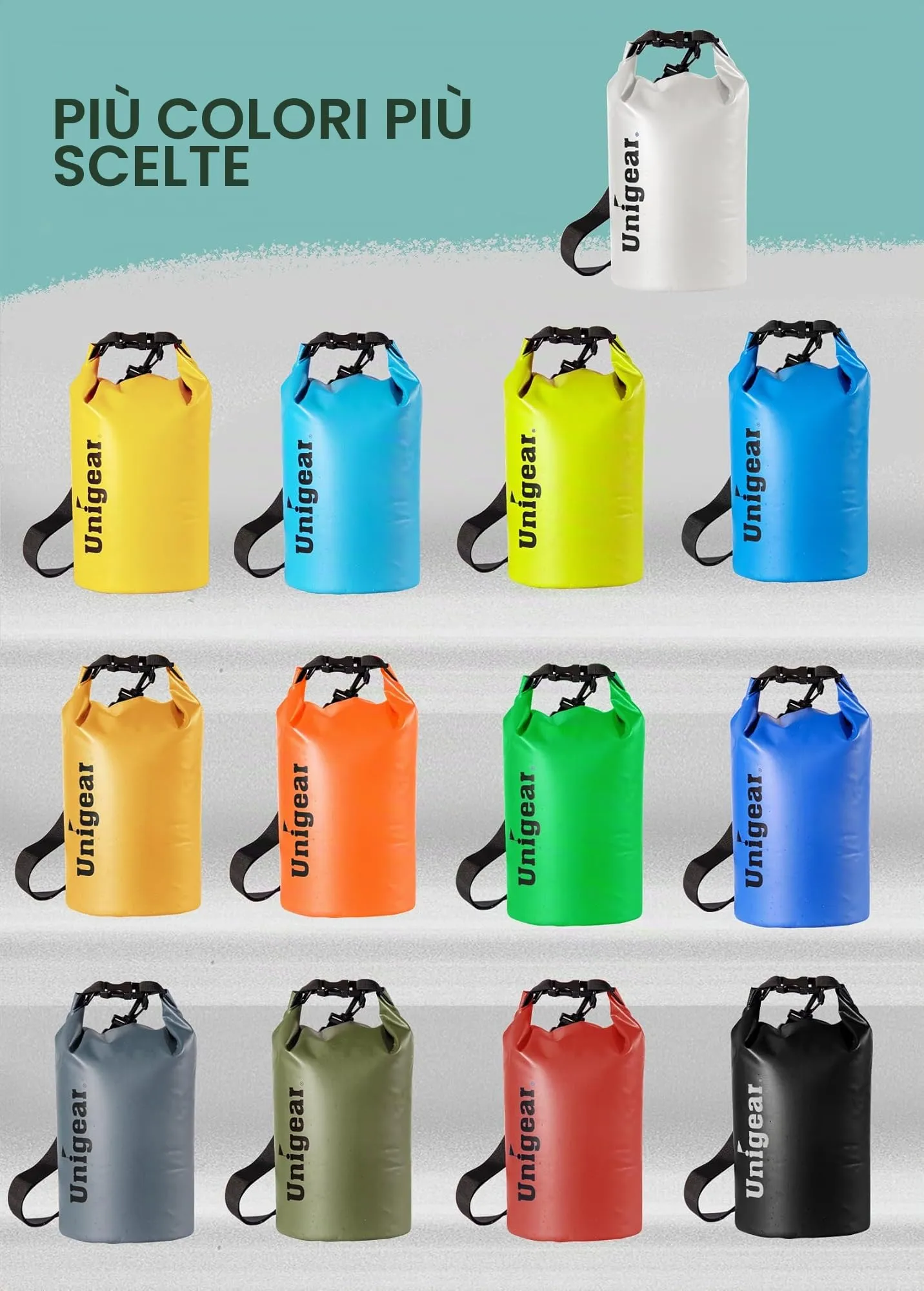 Unigear Borsa Impermeabile Dry Bag 40L - immagine 5