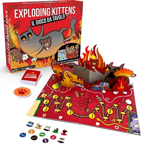 Exploding Kittens Asmodee Gioco da Tavolo - immagine 3