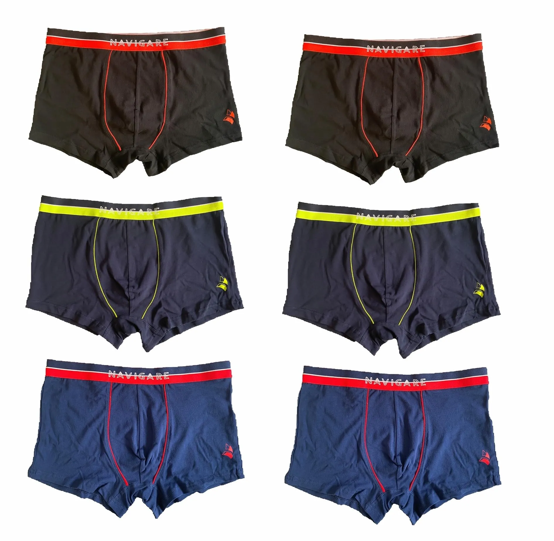 Navigare Boxer Uomo Fantasia in Cotone, 6 Pezzi, XL, 21406 - immagine 1