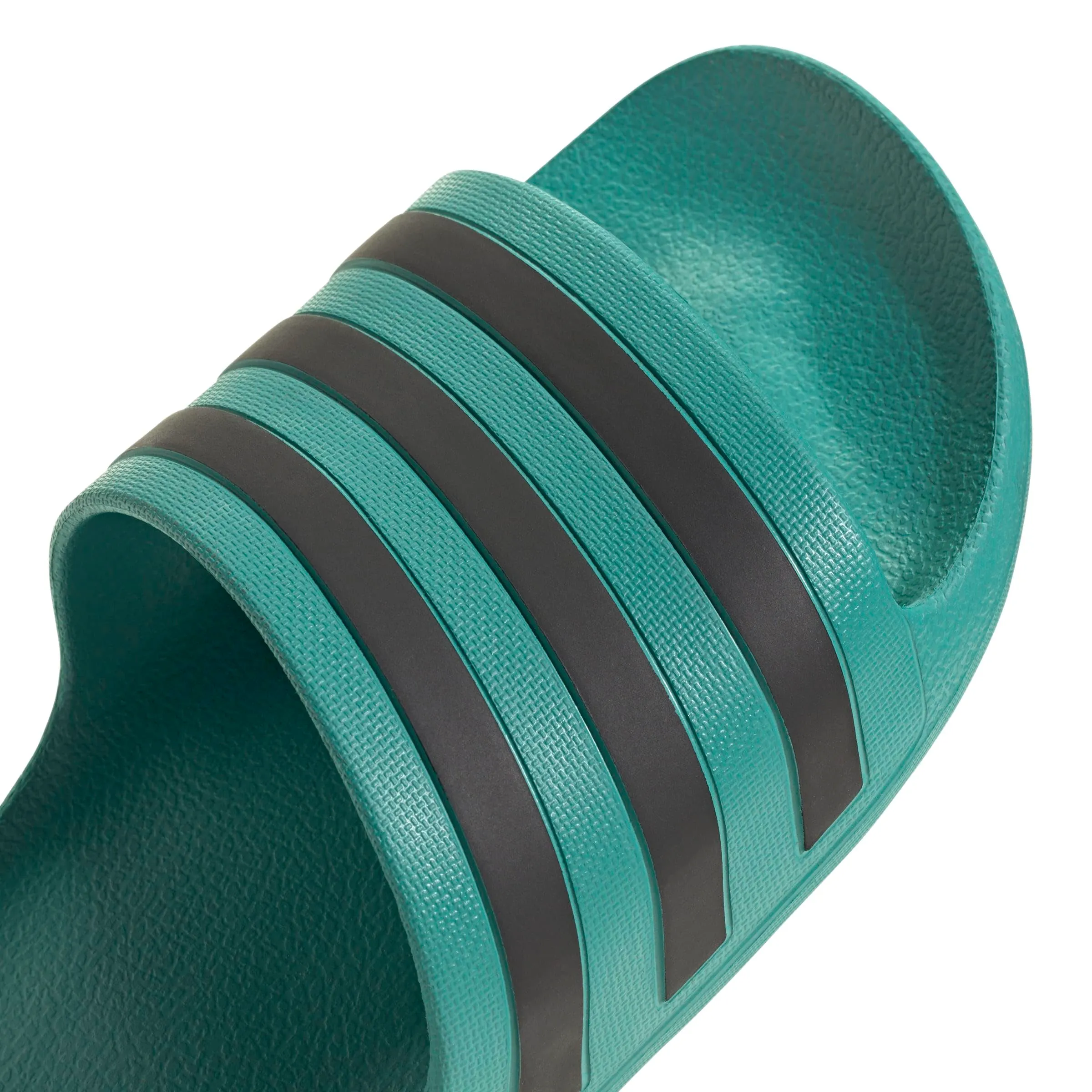 adidas Adilette Aqua Slides - Pure Teal/Core Black/Pure Teal - 47 EU - immagine 5
