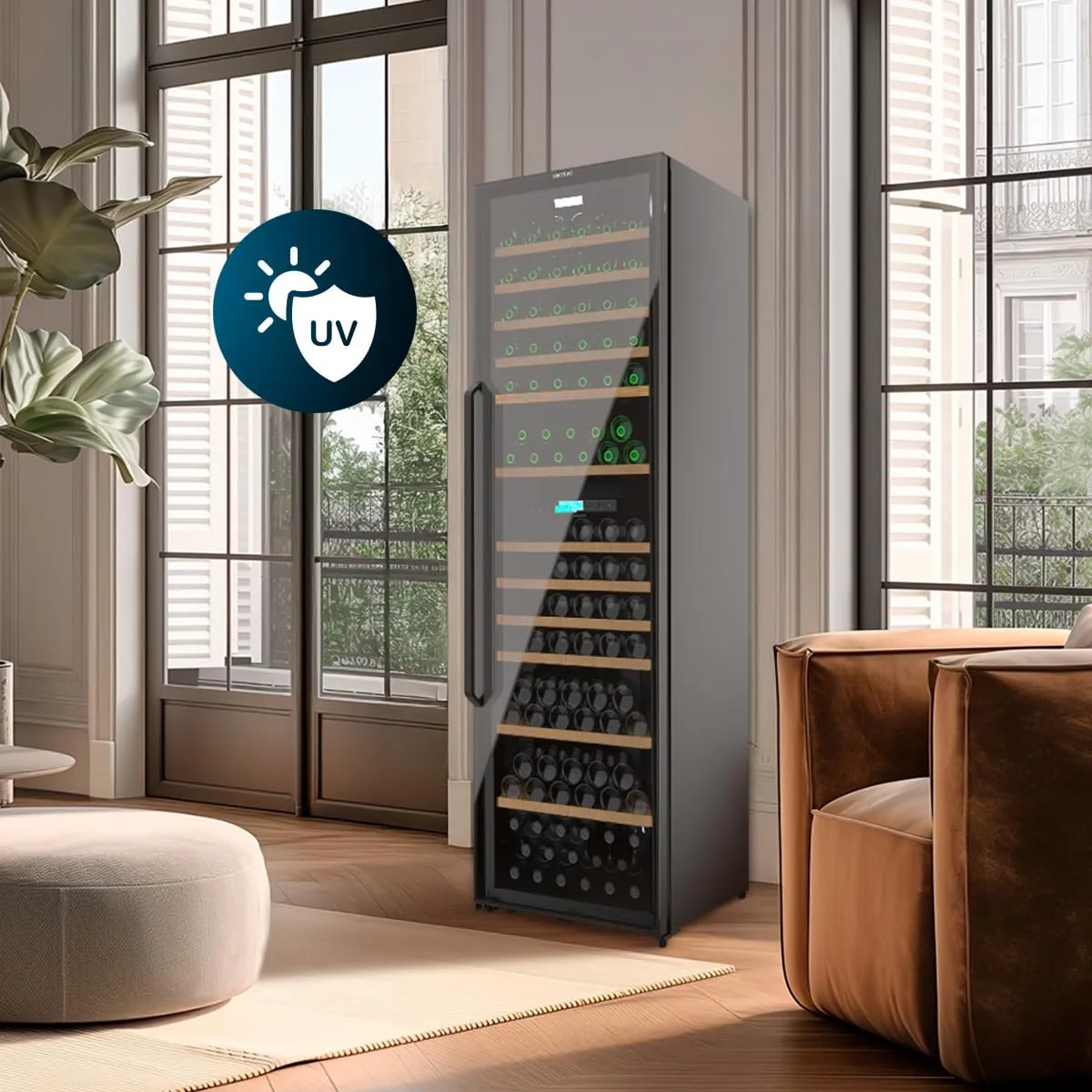 Cecotec Bolero GrandSommelier Cantinetta 176 Bottiglie Dual Zone 5-20 ºC - immagine 5