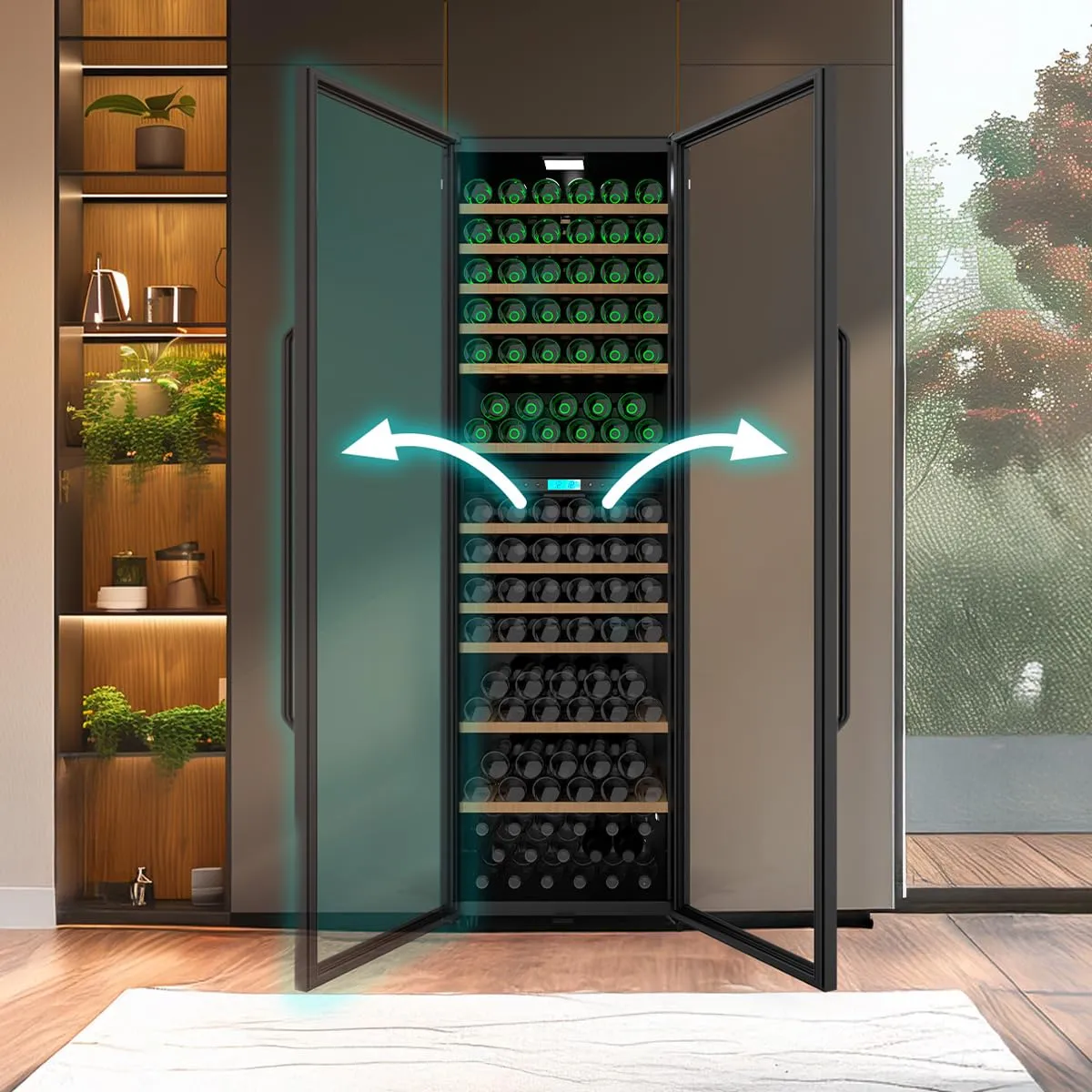 Cecotec Bolero GrandSommelier Cantinetta 176 Bottiglie Dual Zone 5-20 ºC - immagine 8
