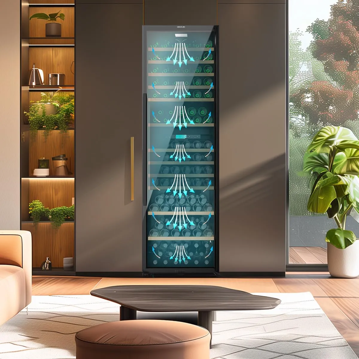 Cecotec Bolero GrandSommelier Cantinetta 176 Bottiglie Dual Zone 5-20 ºC - immagine 11