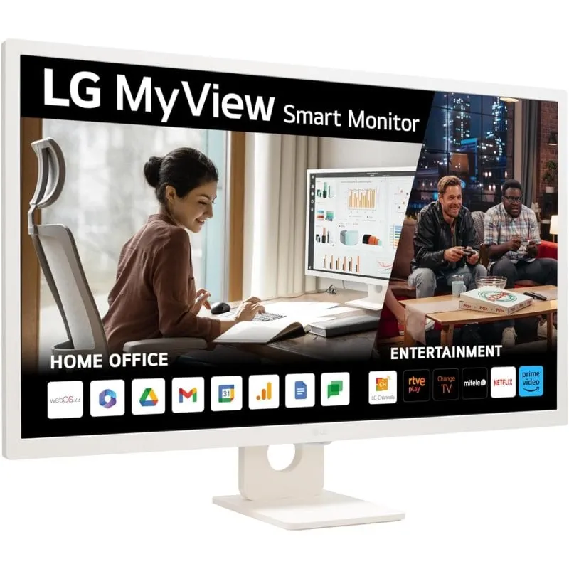 LG 32SR50F Smart Monitor 32" Full HD LED IPS 1920x1080 Bianco - immagine 1