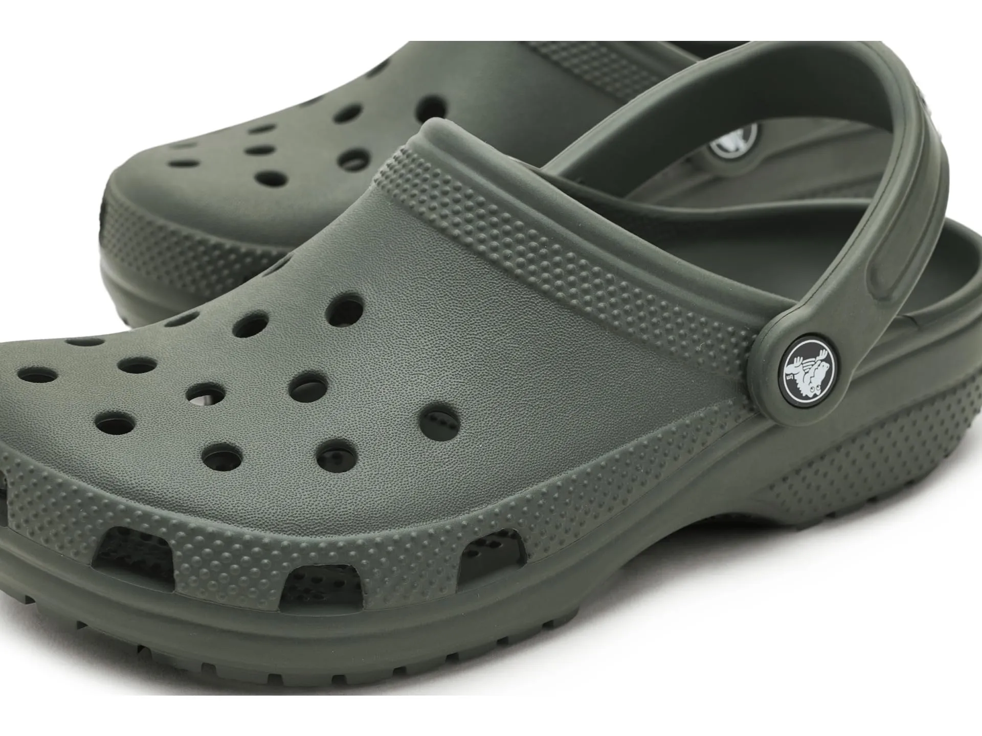 Crocs Classic Clog K Unisex Kids' Clogs, Field Green, 34/35 EU - immagine 6