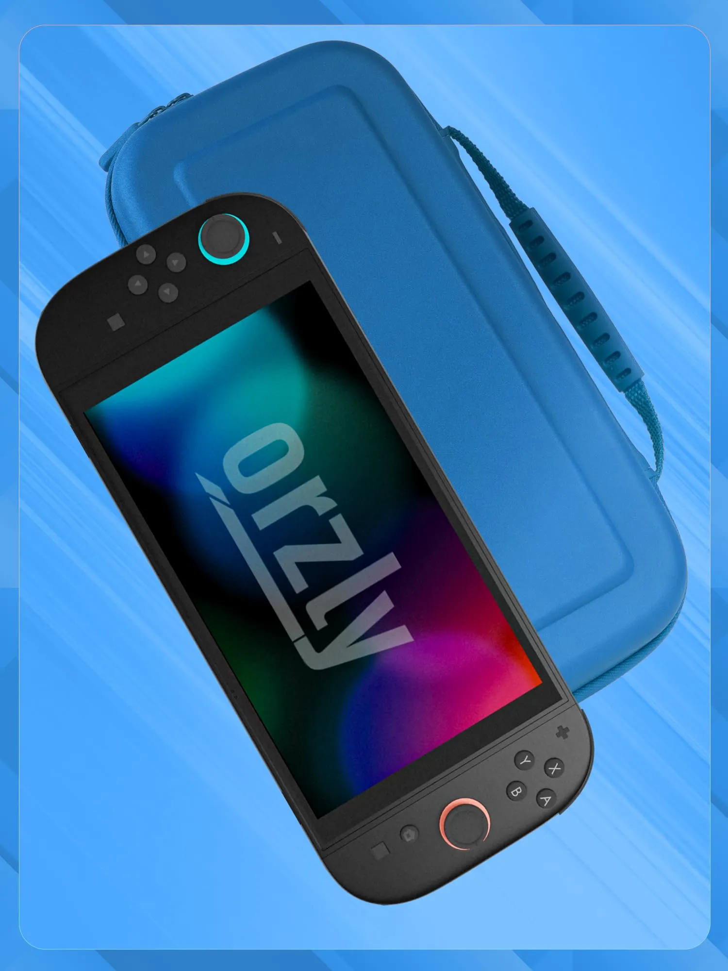 Orzly Custodia Protettiva da Viaggio per Nintendo Switch 2, Blu - immagine 9