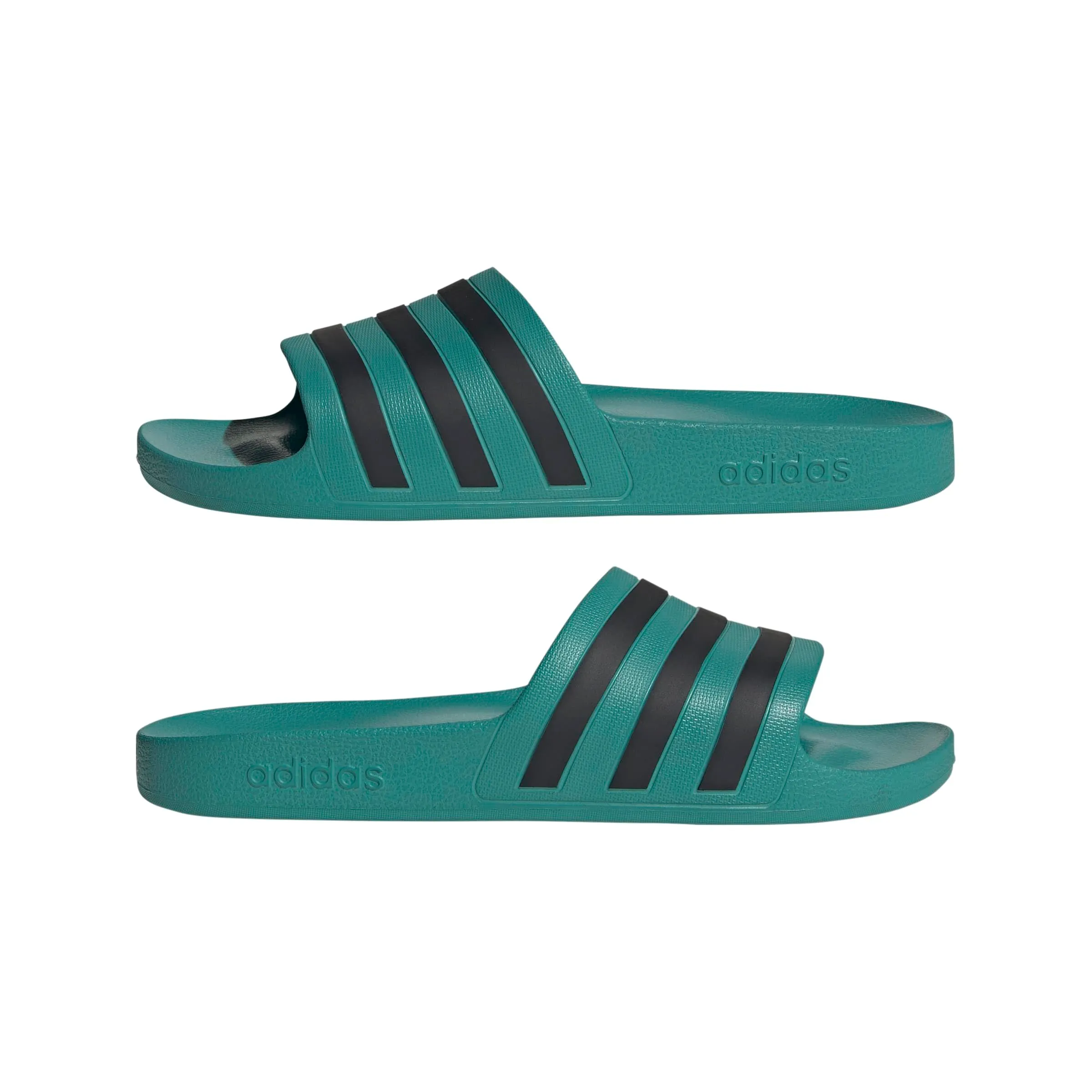 adidas Adilette Aqua Slides - Pure Teal/Core Black/Pure Teal - 38 EU - immagine 7