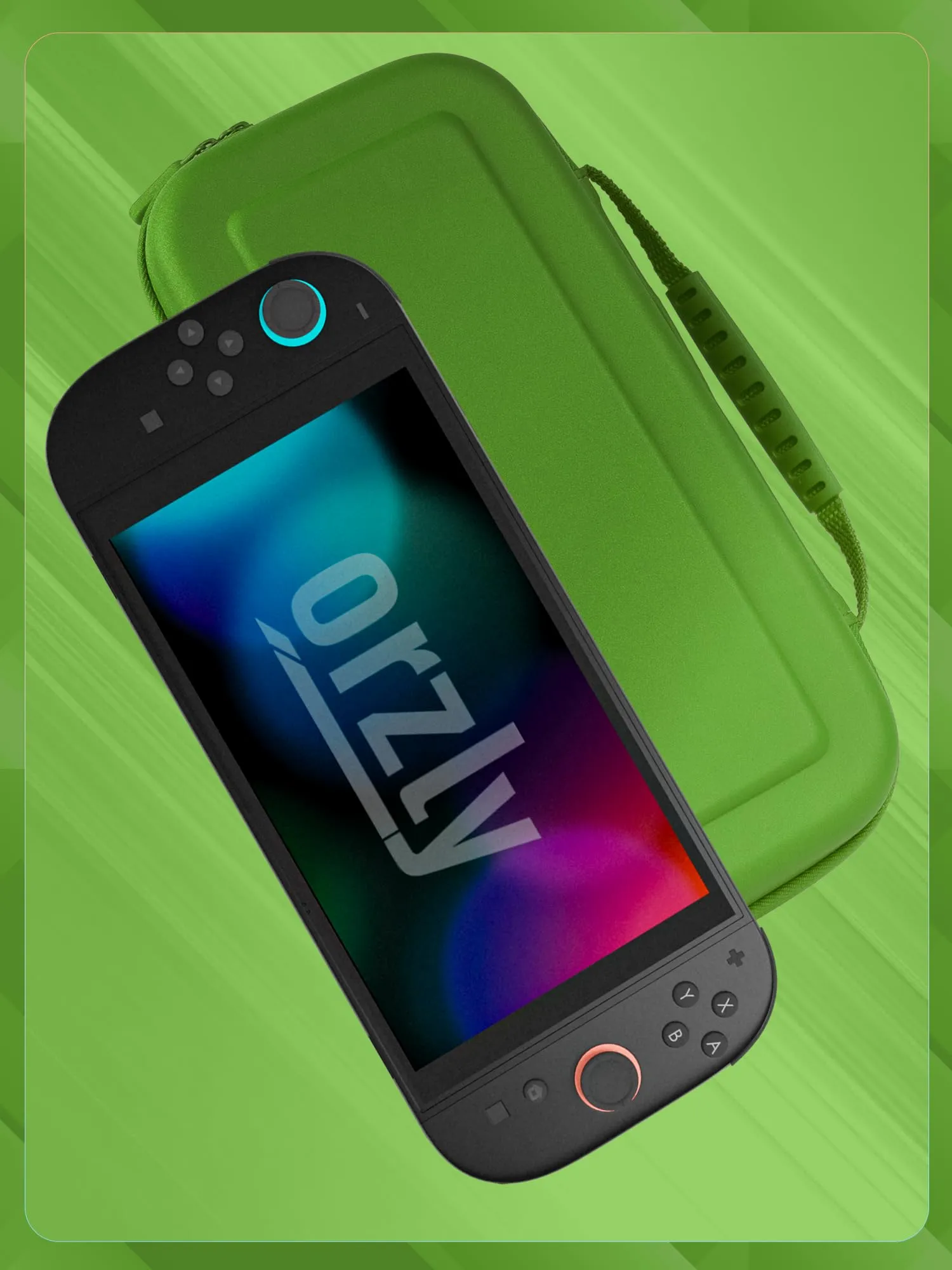 Orzly Custodia Protettiva da Viaggio per Nintendo Switch 2, Verde - immagine 6