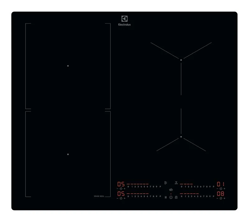 Electrolux Piano Cottura Induzione da Incasso KIS62453I, 60 cm, Serie 700, 4 Fuochi - immagine 1