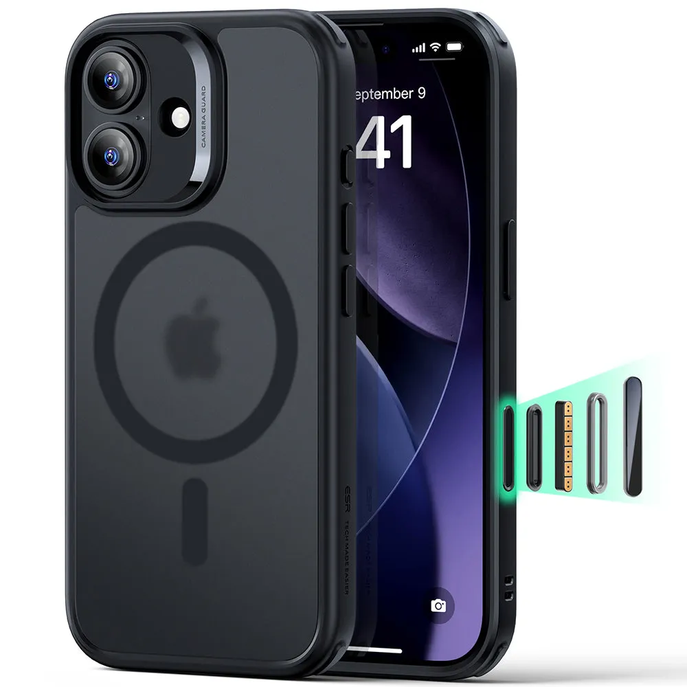 ESR Classic Hybrid Cover for iPhone 17, Nero opaco - immagine 1