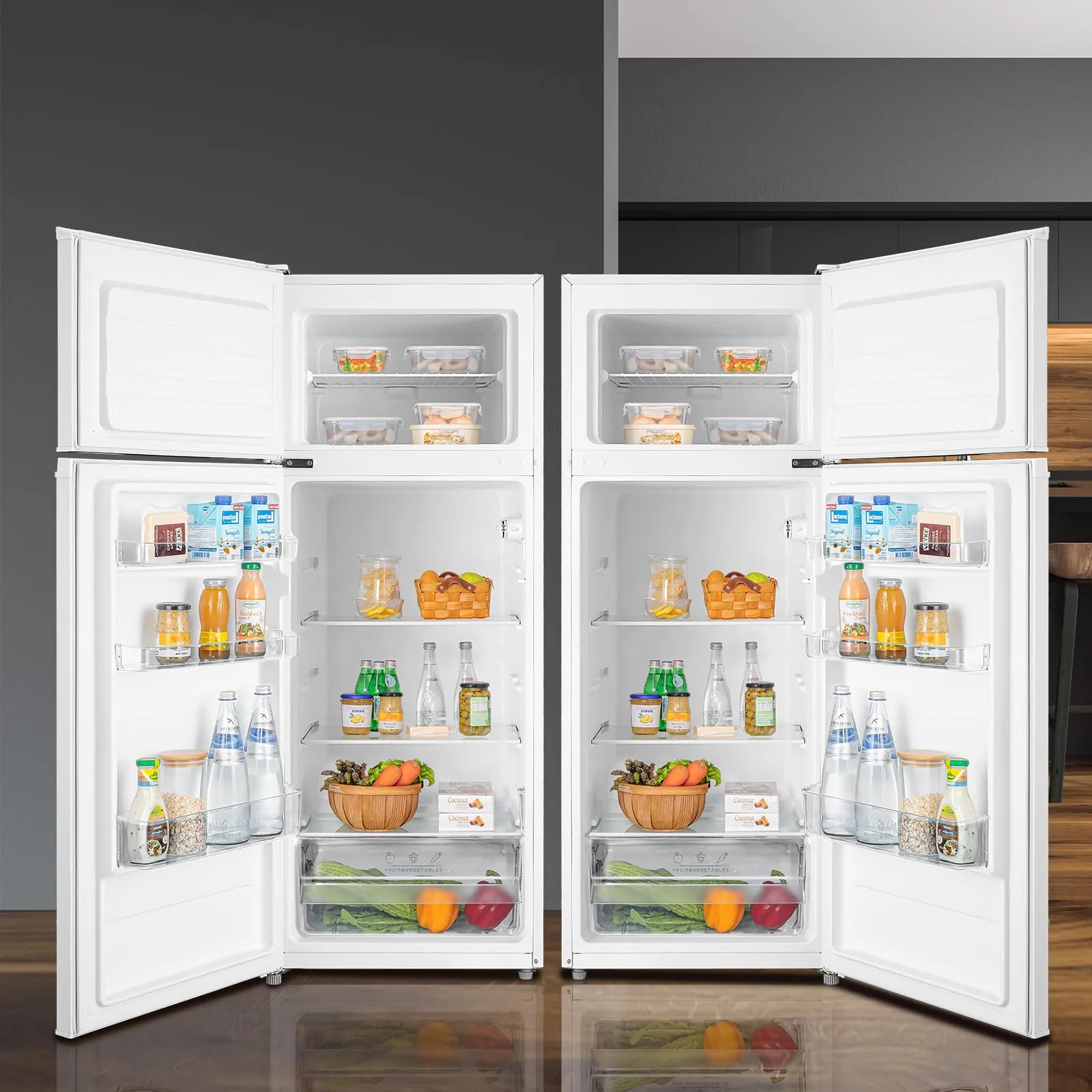 Midea Frigo Doppia Porta 204L Compressore Inverter MERT210FGE01 - immagine 7