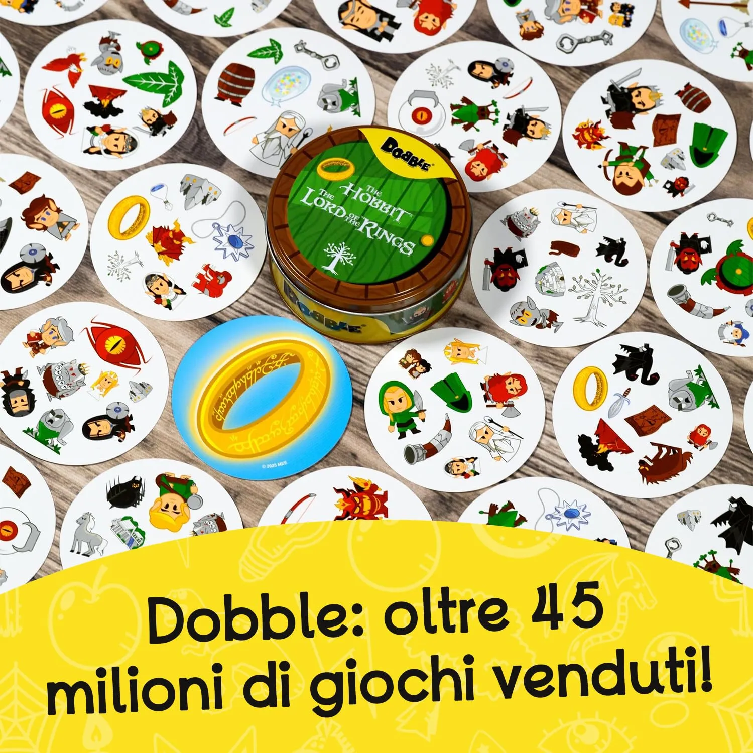 Asmodee Dobble Il Signore degli Anelli Lo Hobbit - Edizione in Italiano - immagine 5