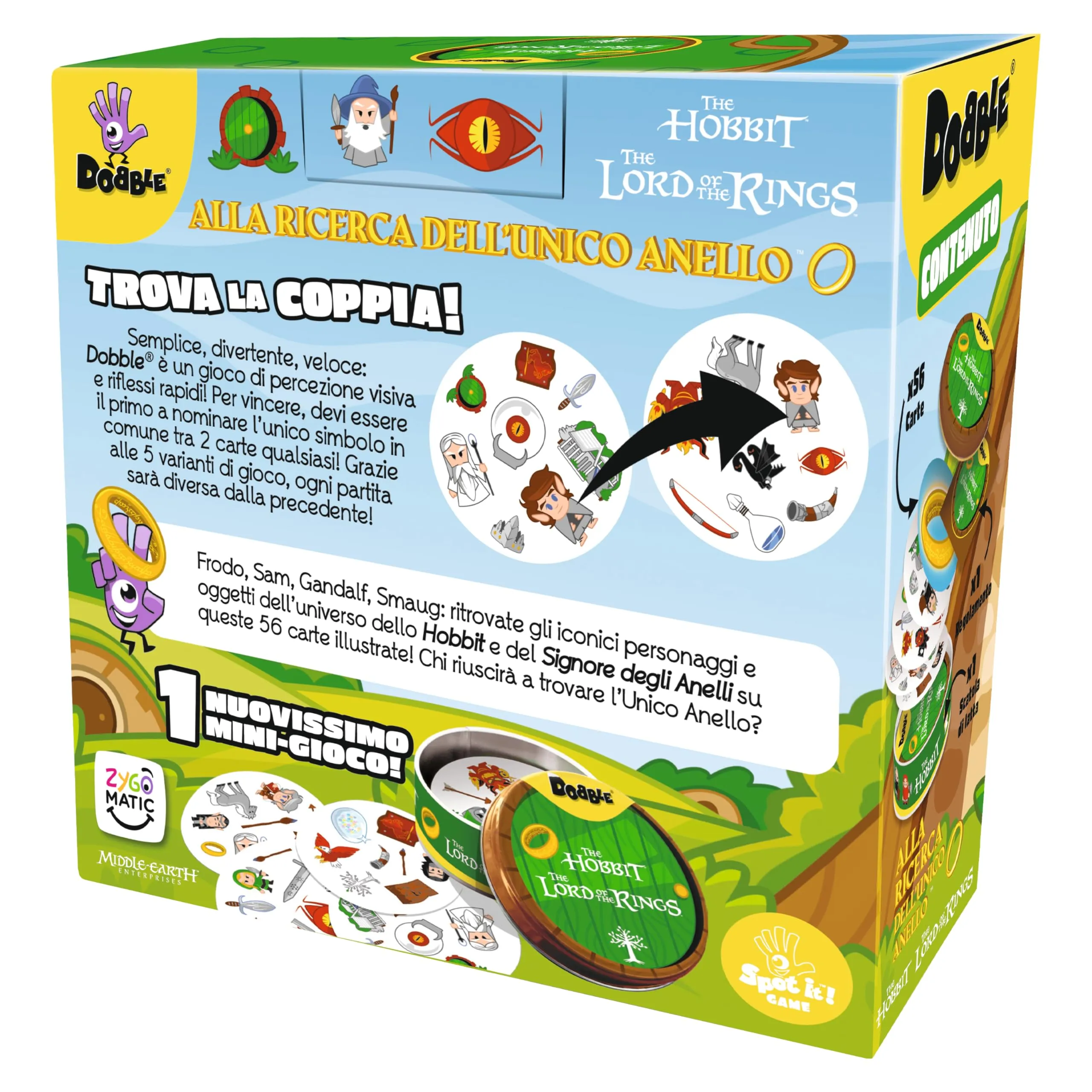 Asmodee Dobble Il Signore degli Anelli Lo Hobbit - Edizione in Italiano - immagine 8