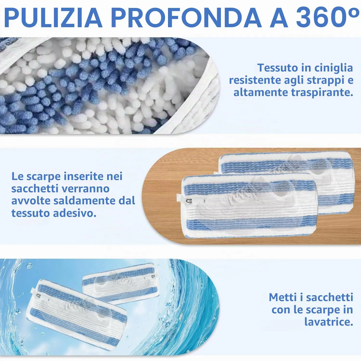 YTUGIL Sacchetto per Lavare Scarpe in Lavatrice, 2 Pezzi - immagine 3