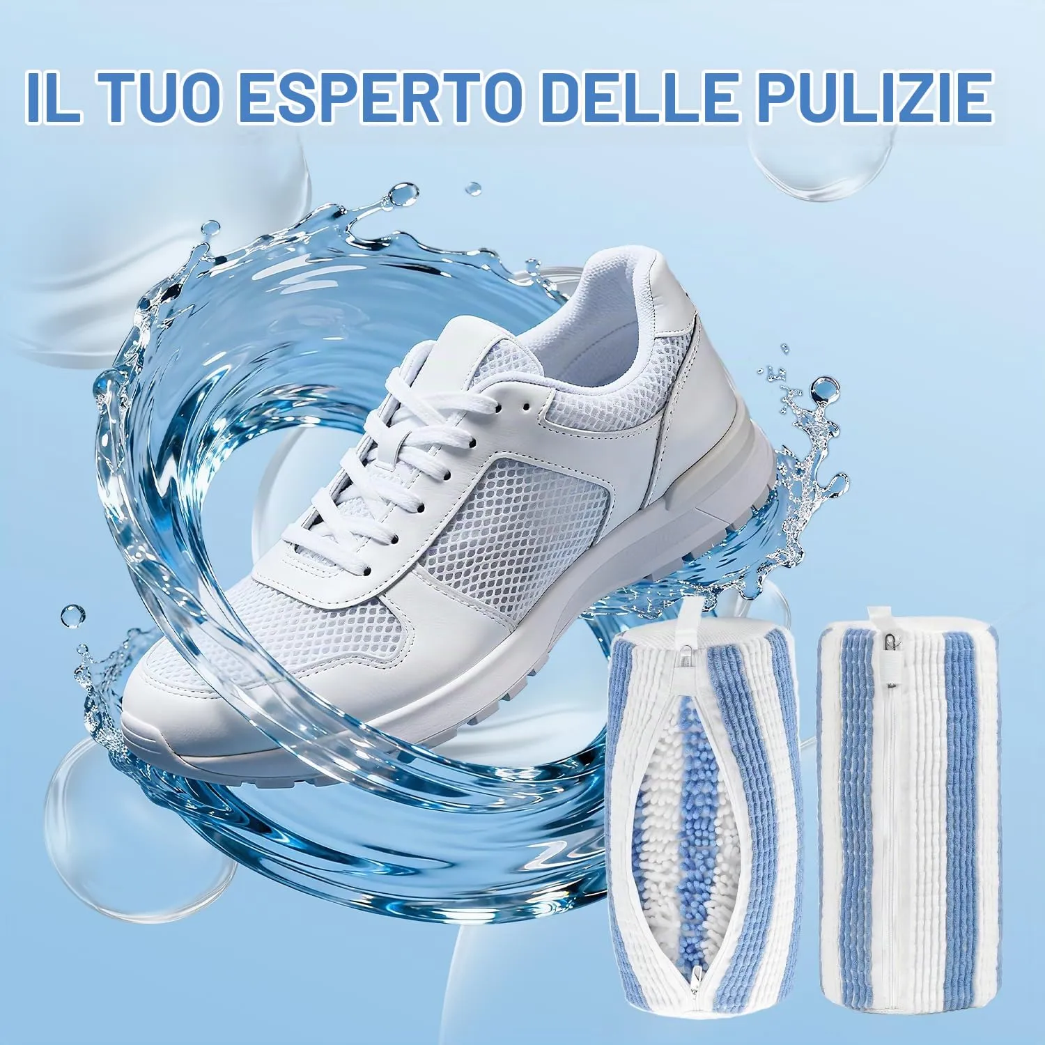 YTUGIL Sacchetto per Lavare Scarpe in Lavatrice, 2 Pezzi - immagine 6
