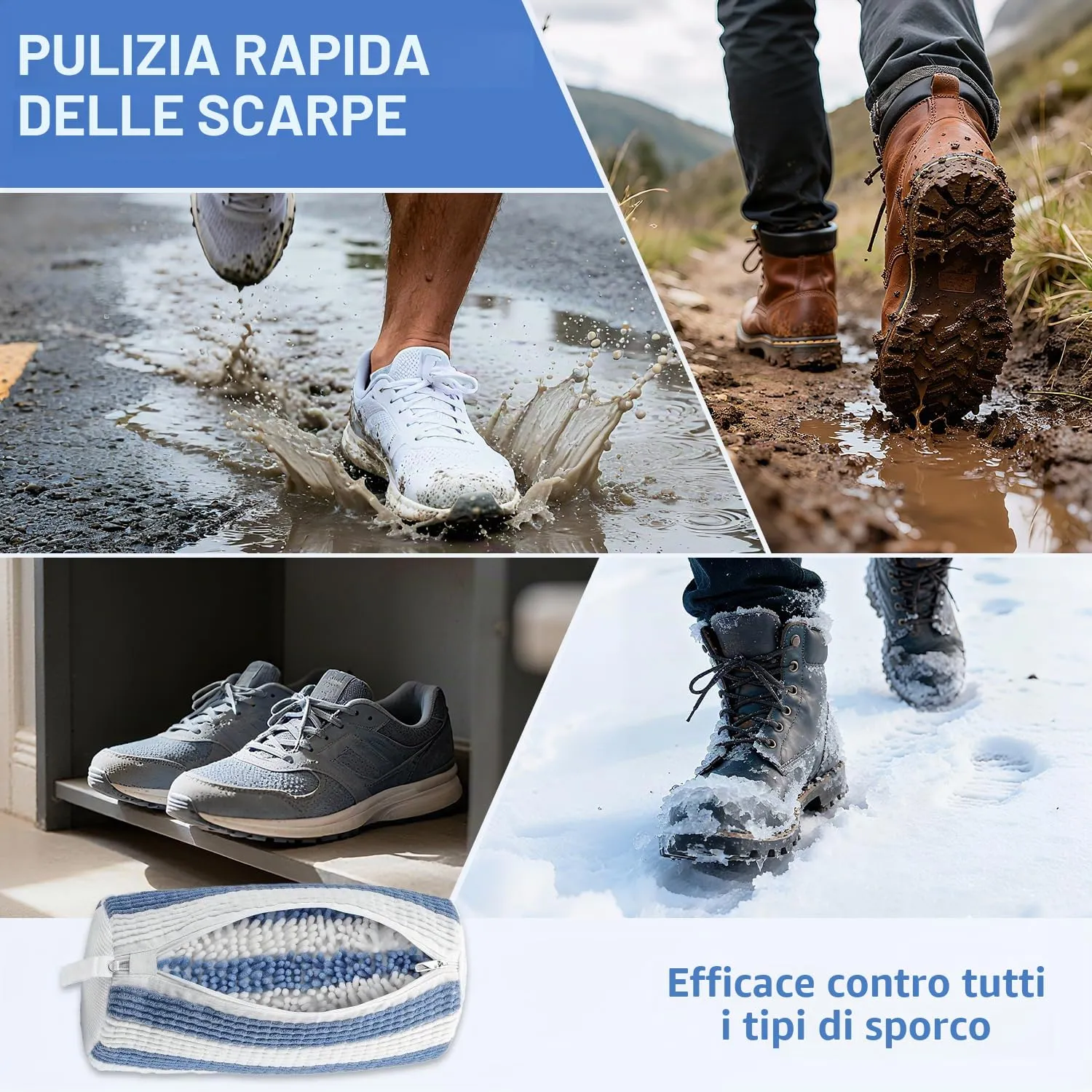YTUGIL Sacchetto per Lavare Scarpe in Lavatrice, 2 Pezzi - immagine 7