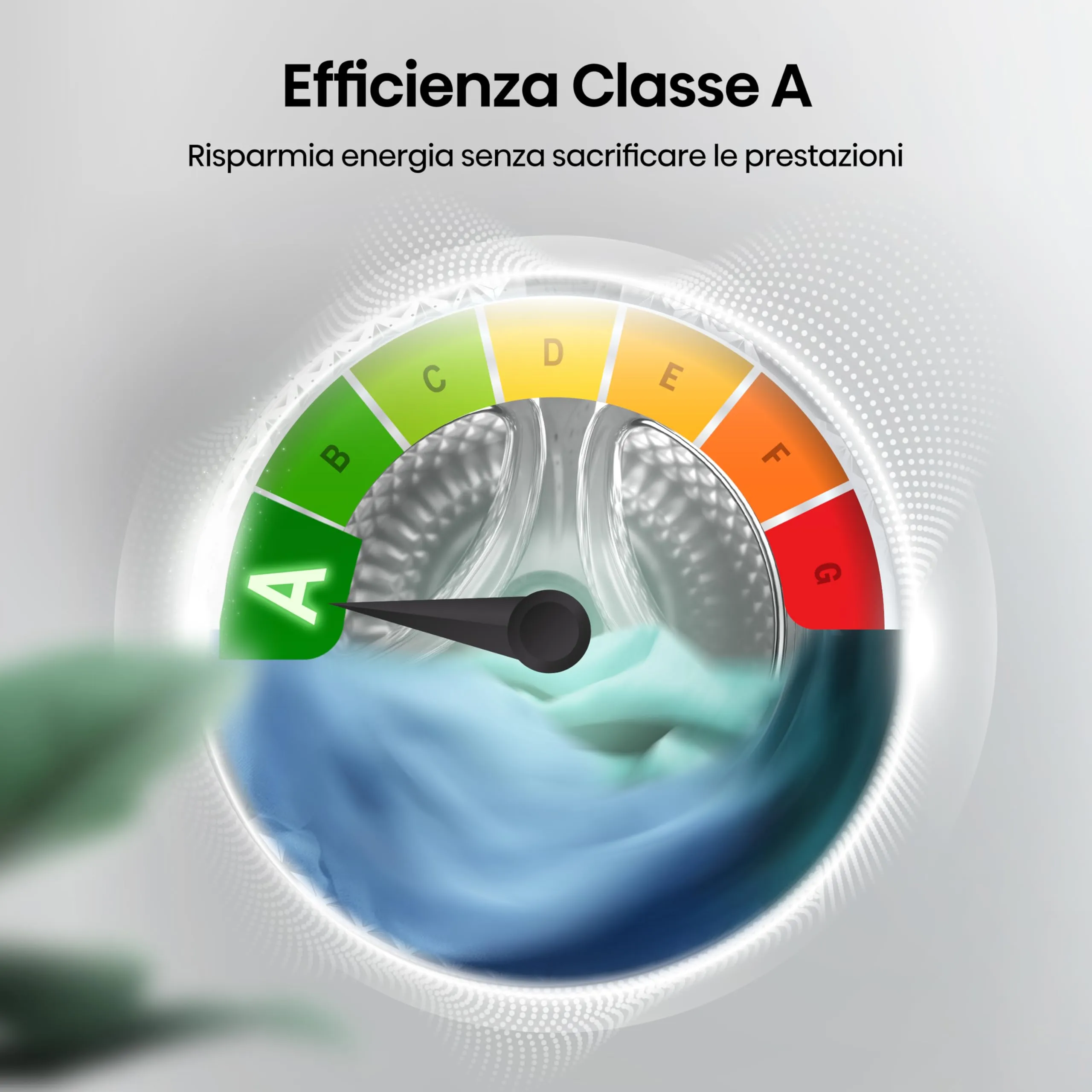 Hisense WD3S1043BW7 Lavasciuga 10,5 + 6 kg, 1400 RPM, Vapore, Motore Inverter, Classe Energetica A-20%/D, Display LED, Grigio, WiFi - immagine 5