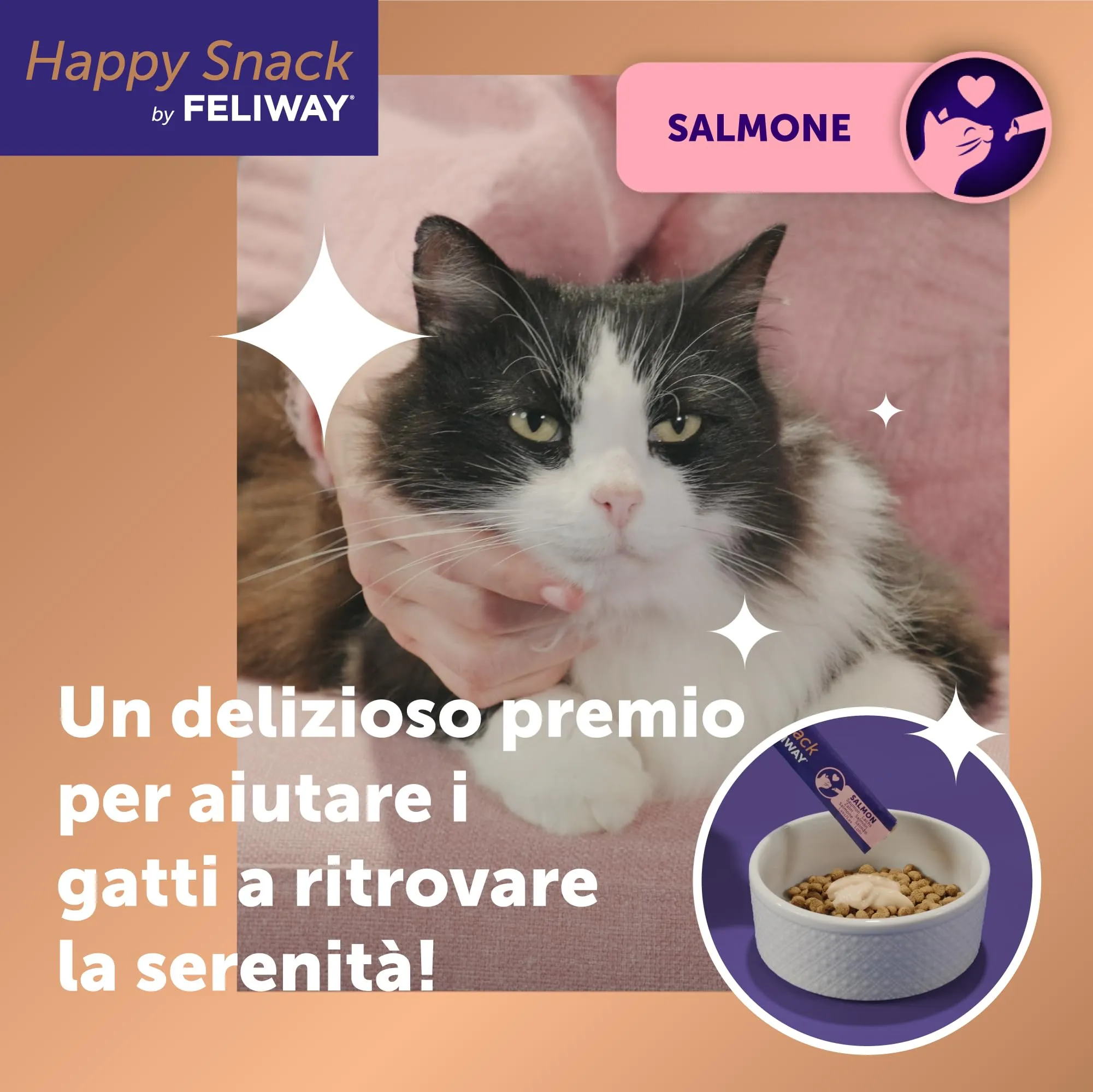 Feliway Happy Snack Gustosi Snack Calmanti per Gatti, 24 Stick - immagine 2