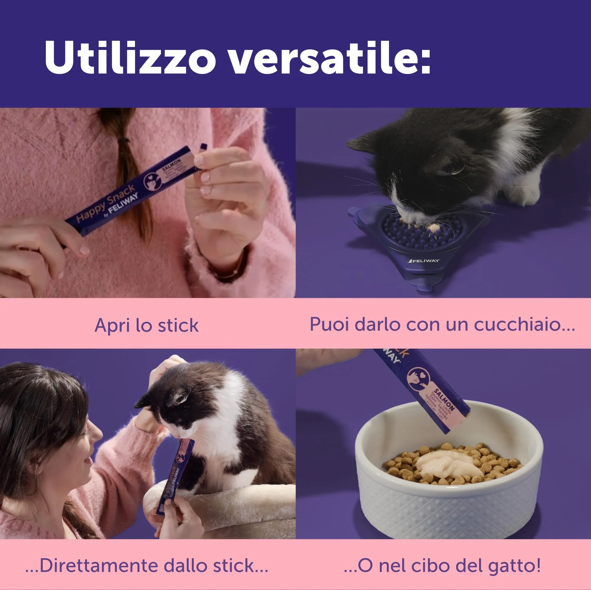 Feliway Happy Snack Gustosi Snack Calmanti per Gatti, 24 Stick - immagine 6