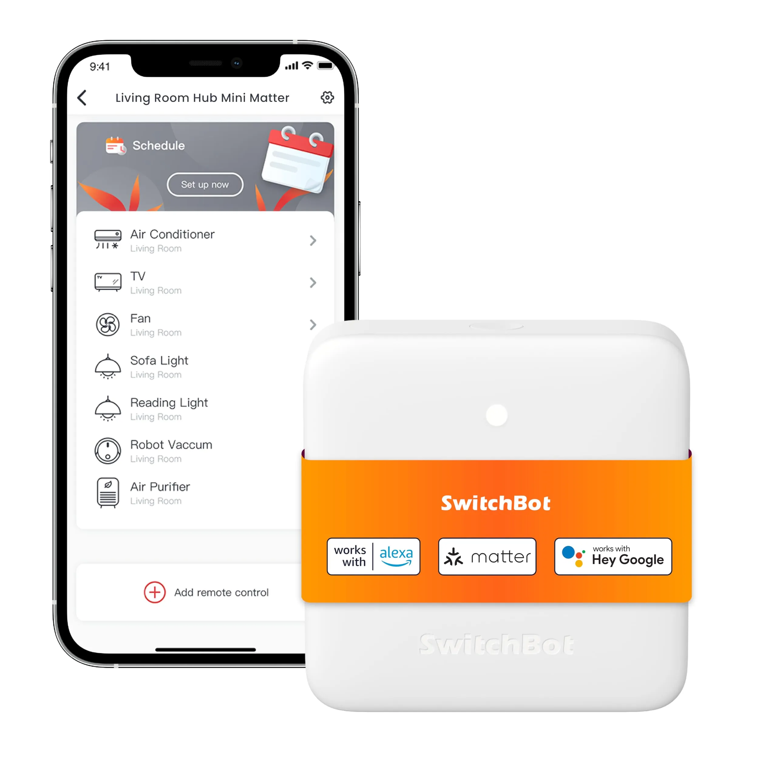 SwitchBot Hub Mini Matter Smart IR Blaster Home Hub Gateway - immagine 1