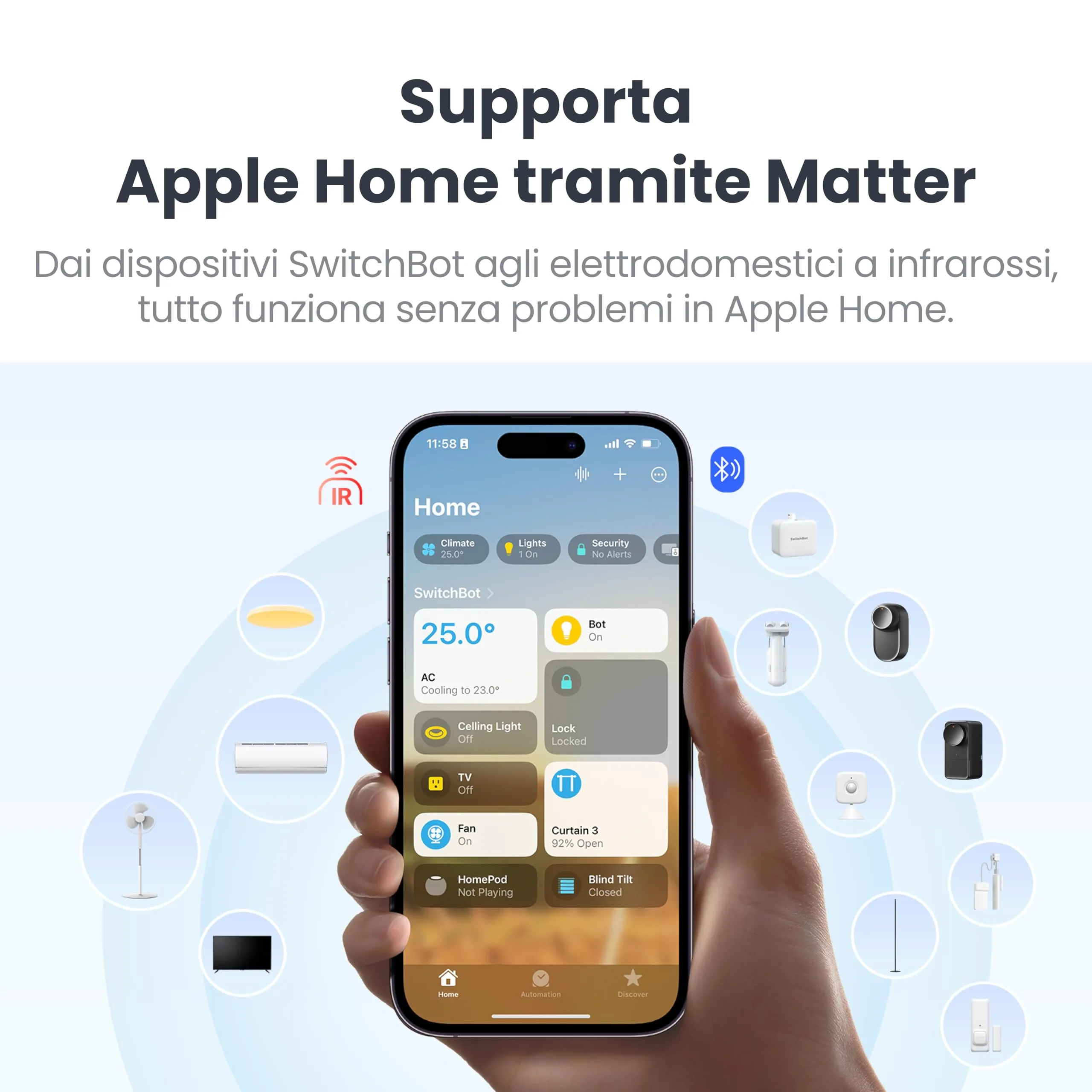 SwitchBot Hub Mini Matter Smart IR Blaster Home Hub Gateway - immagine 3