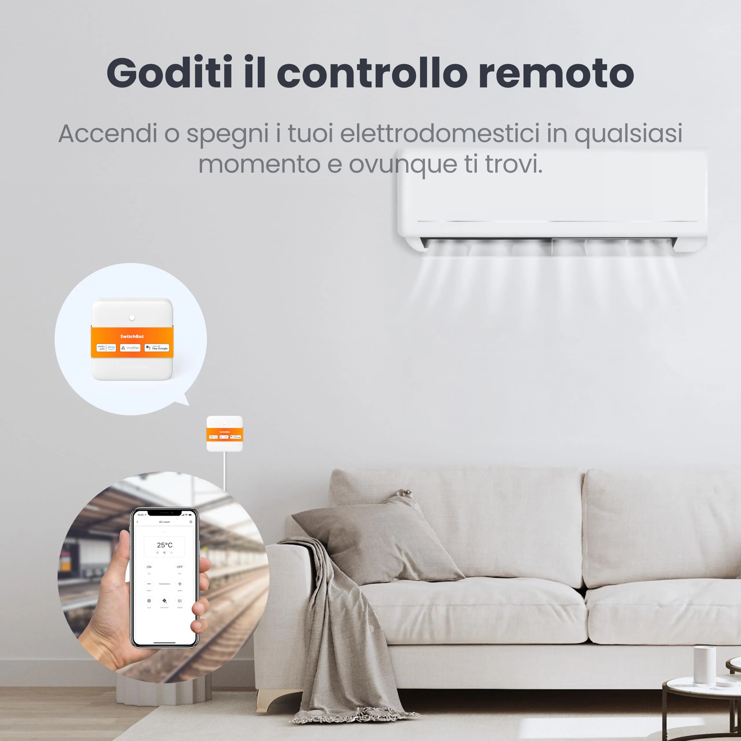 SwitchBot Hub Mini Matter Smart IR Blaster Home Hub Gateway - immagine 5