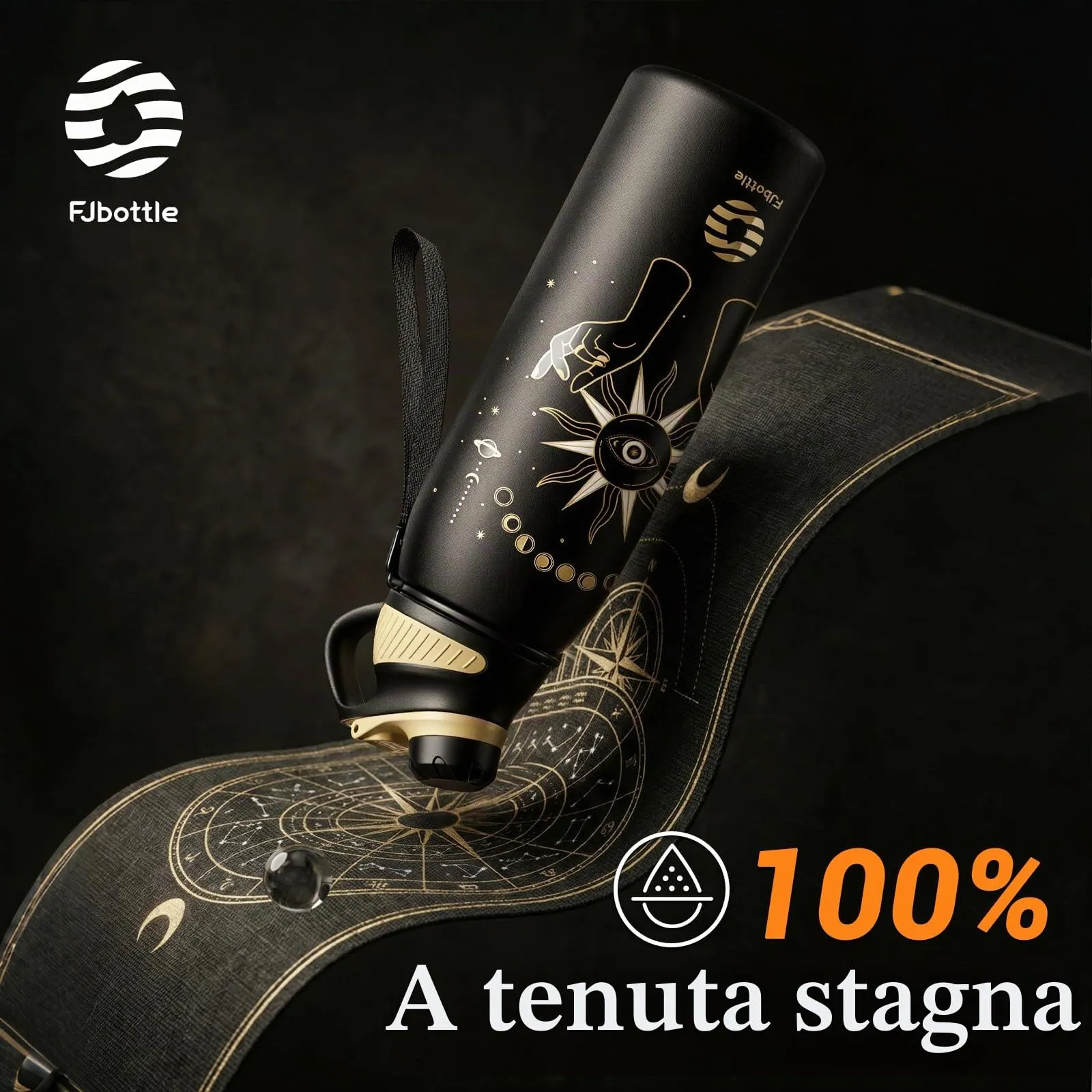 Fjbottle Borraccia Termica in Acciaio Inox 1L con Tappo Magnetico - immagine 5
