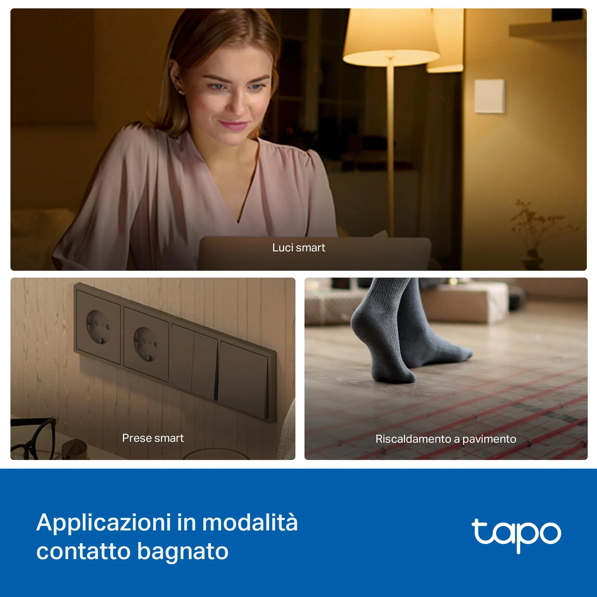 Tapo S110E Interruttore Smart WiFi Bluetooth Contatto Secco Bagnato - immagine 4