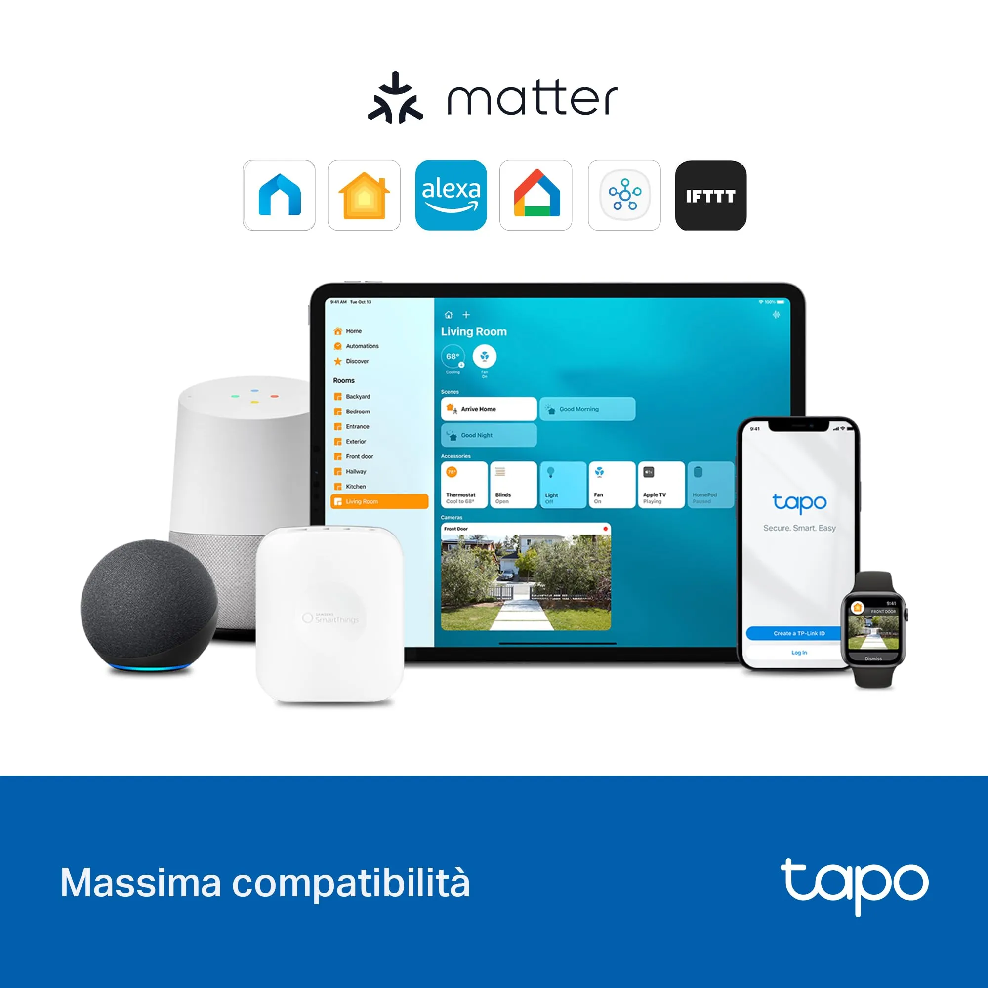 Tapo S110E Interruttore Smart WiFi Bluetooth Contatto Secco Bagnato - immagine 7