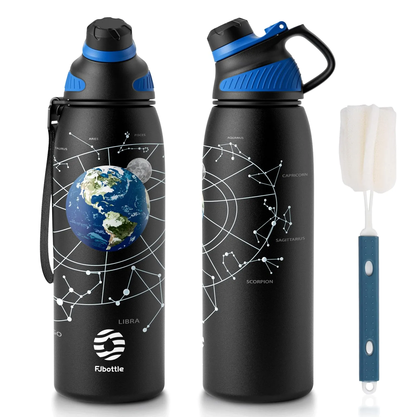 Fjbottle Borraccia Termica in Acciaio Inox 1L con Tappo Magnetico - immagine 1