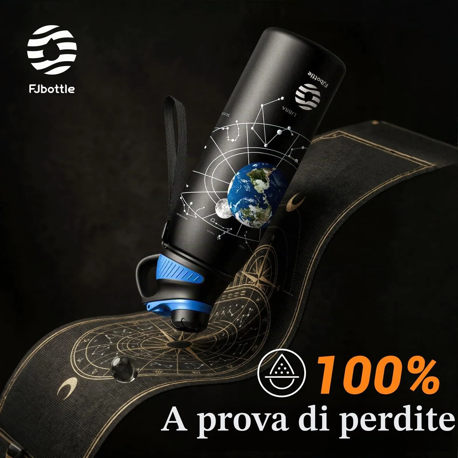 Fjbottle Borraccia Termica in Acciaio Inox 1L con Tappo Magnetico - immagine 5