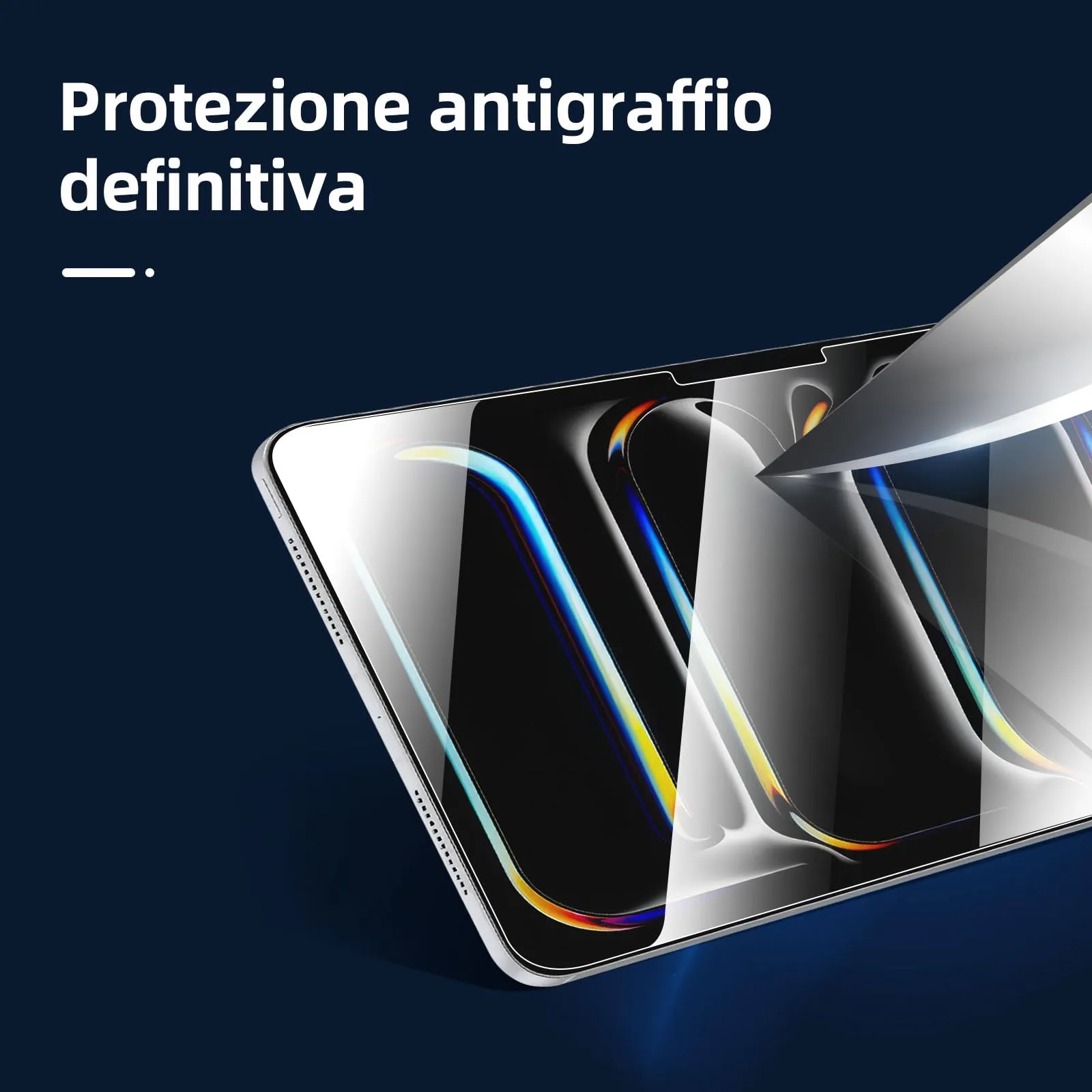 NEW'C Pellicola in Vetro Temperato per iPad Pro 11 pollici (M5) 2025 - immagine 5