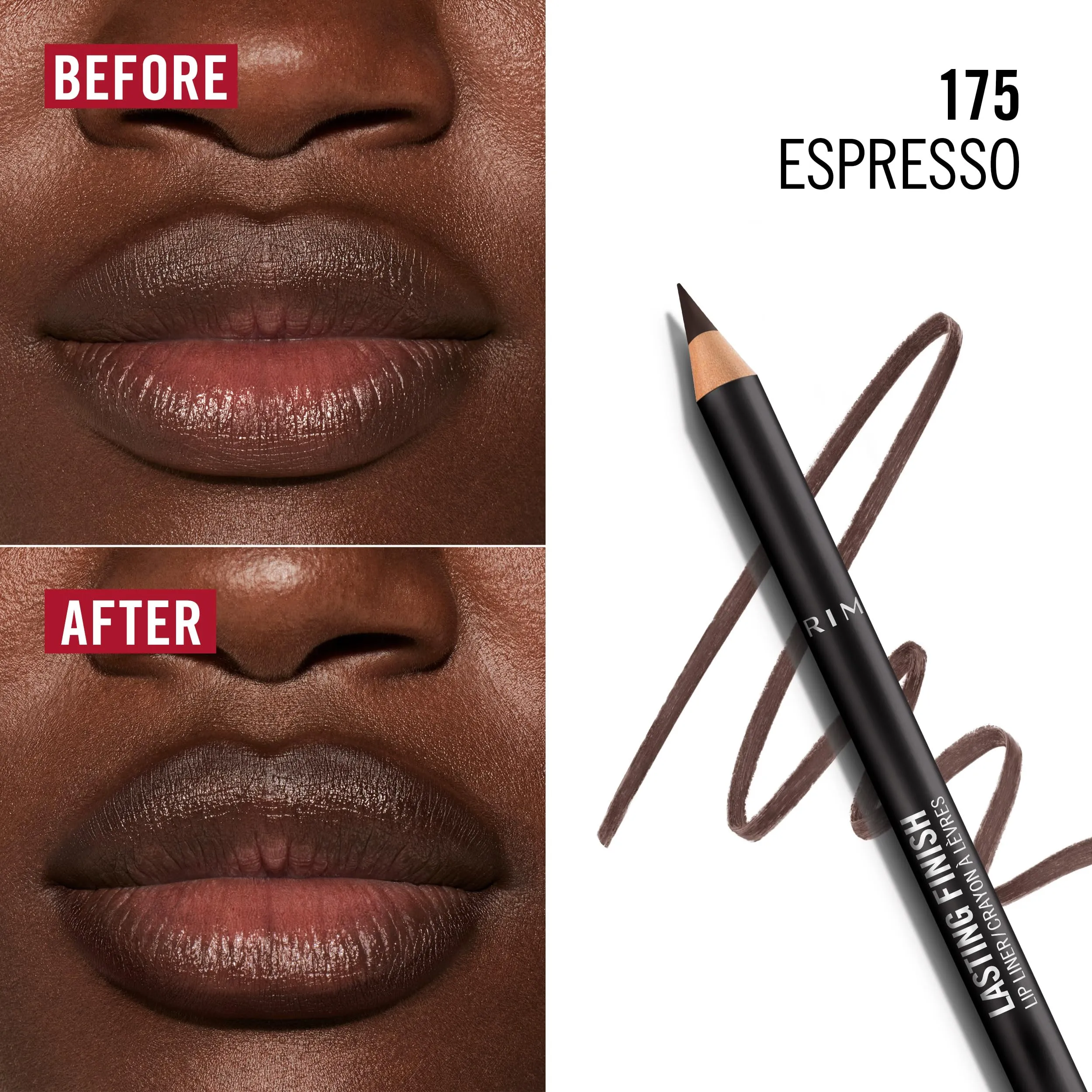 Rimmel London Lasting Finish Lip Liner 175 Espresso 1.2g - immagine 4